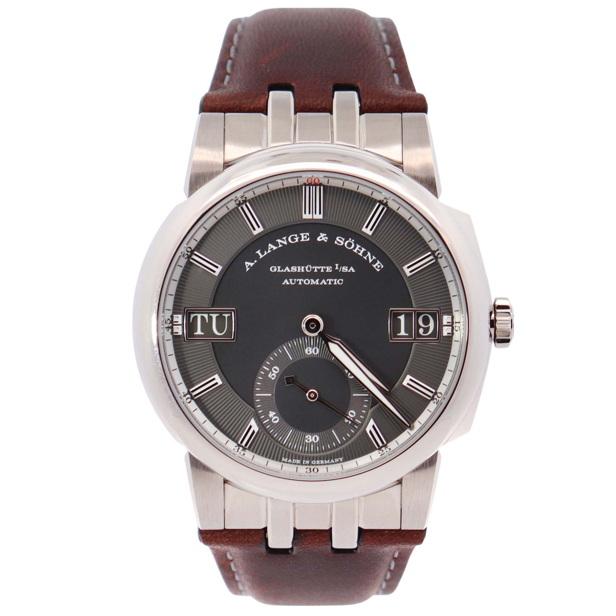 A. Lange & Sohne Odysseus 40.5mm Grey Dial Watch Ref# 363.068 - Happy Jewelers Fine Jewelry Lifetime Warranty