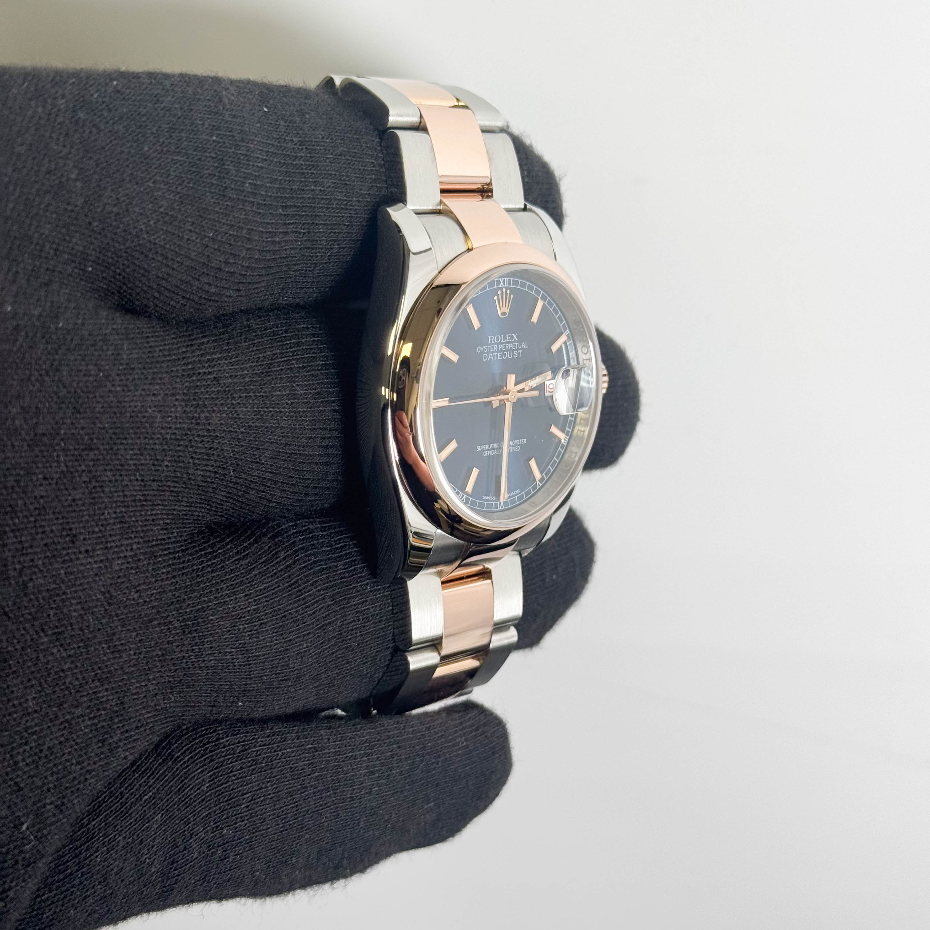 Rolex Datejust 36mm Blue Dial Watch Ref# 116201