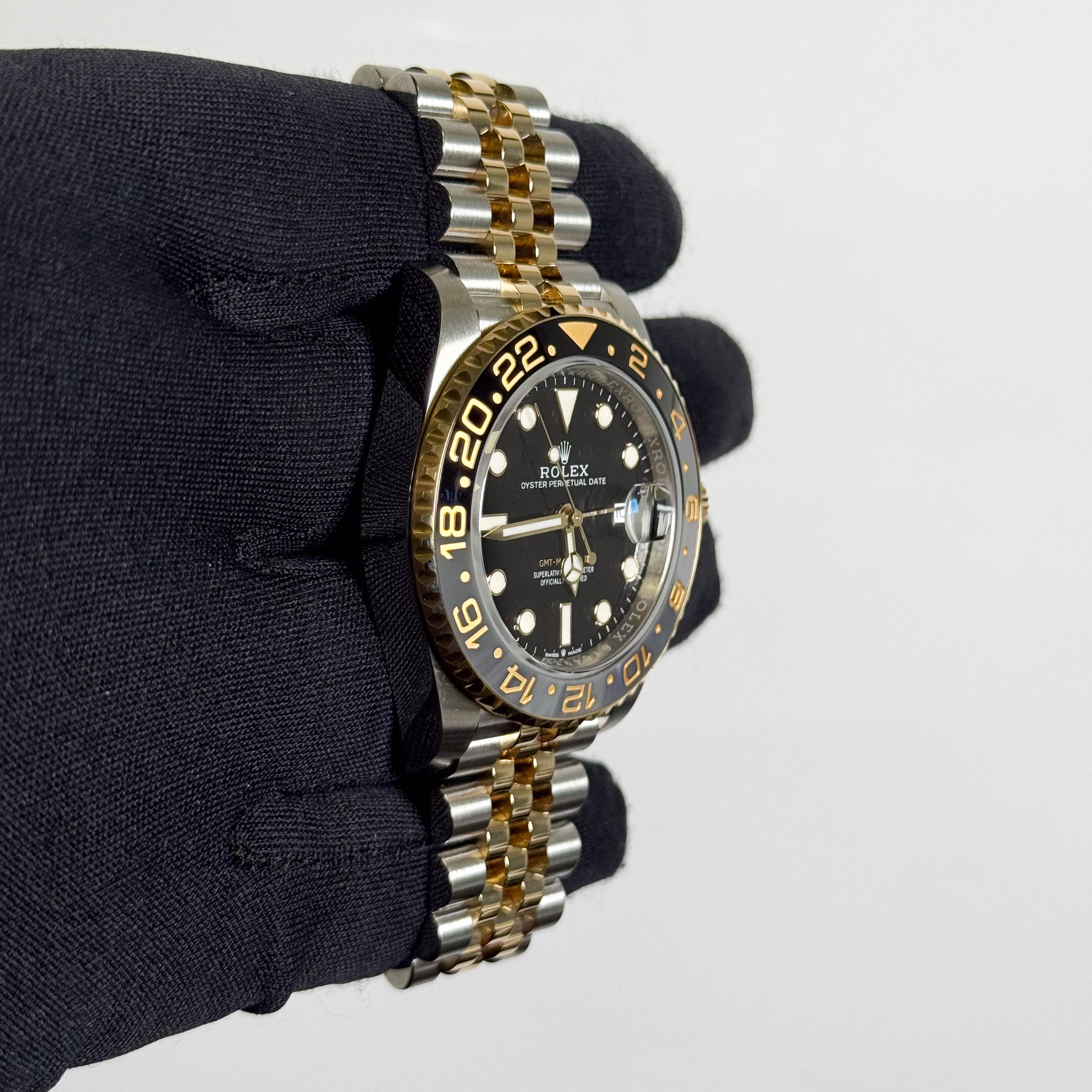 Rolex GMT-Master II Guinness 40mm Black Dial Watch Ref# 126713GRNR - Happy Jewelers Fine Jewelry Lifetime Warranty