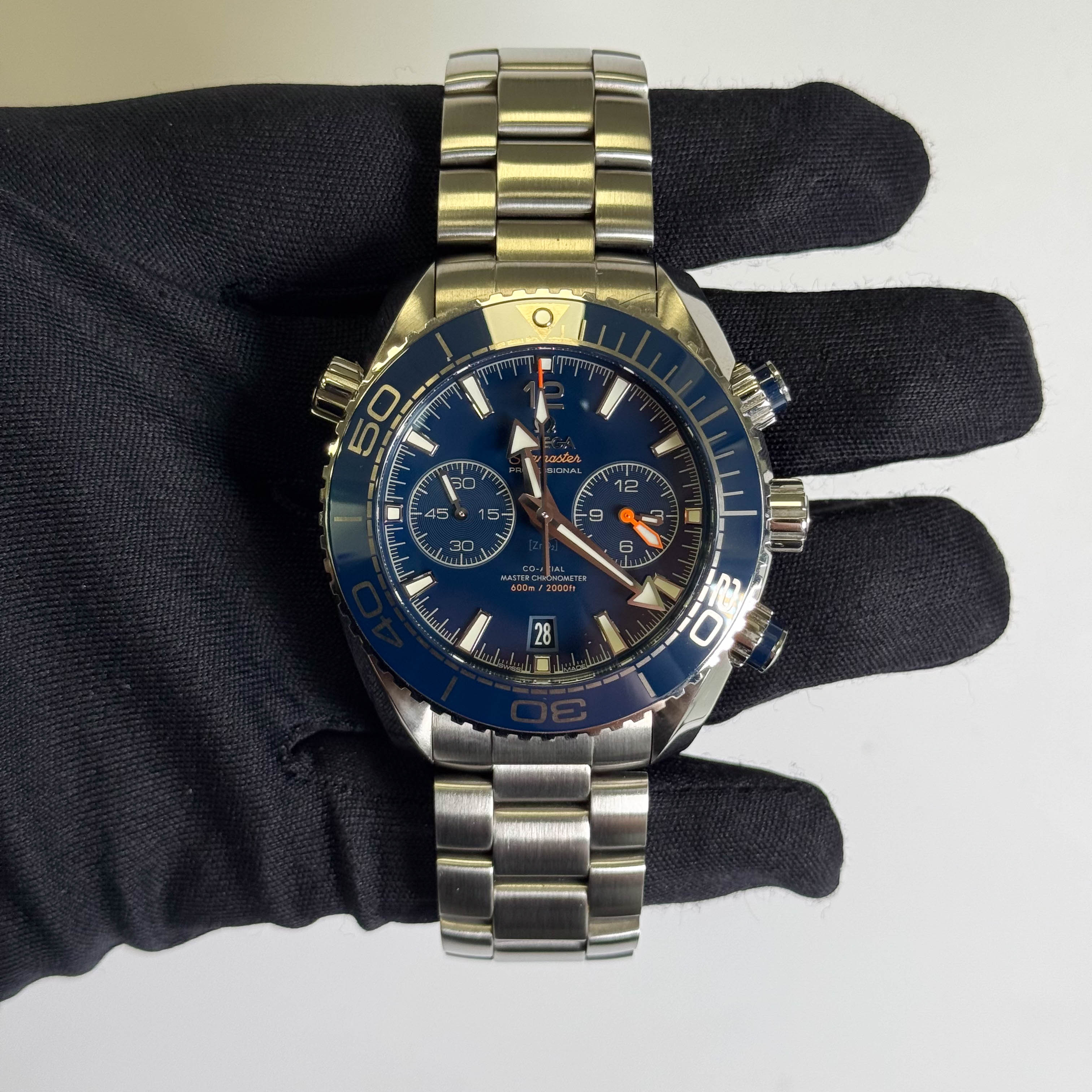 Omega Seamaster 45.50mm Blue Dial Watch Ref# 215.30.46.51.03.001