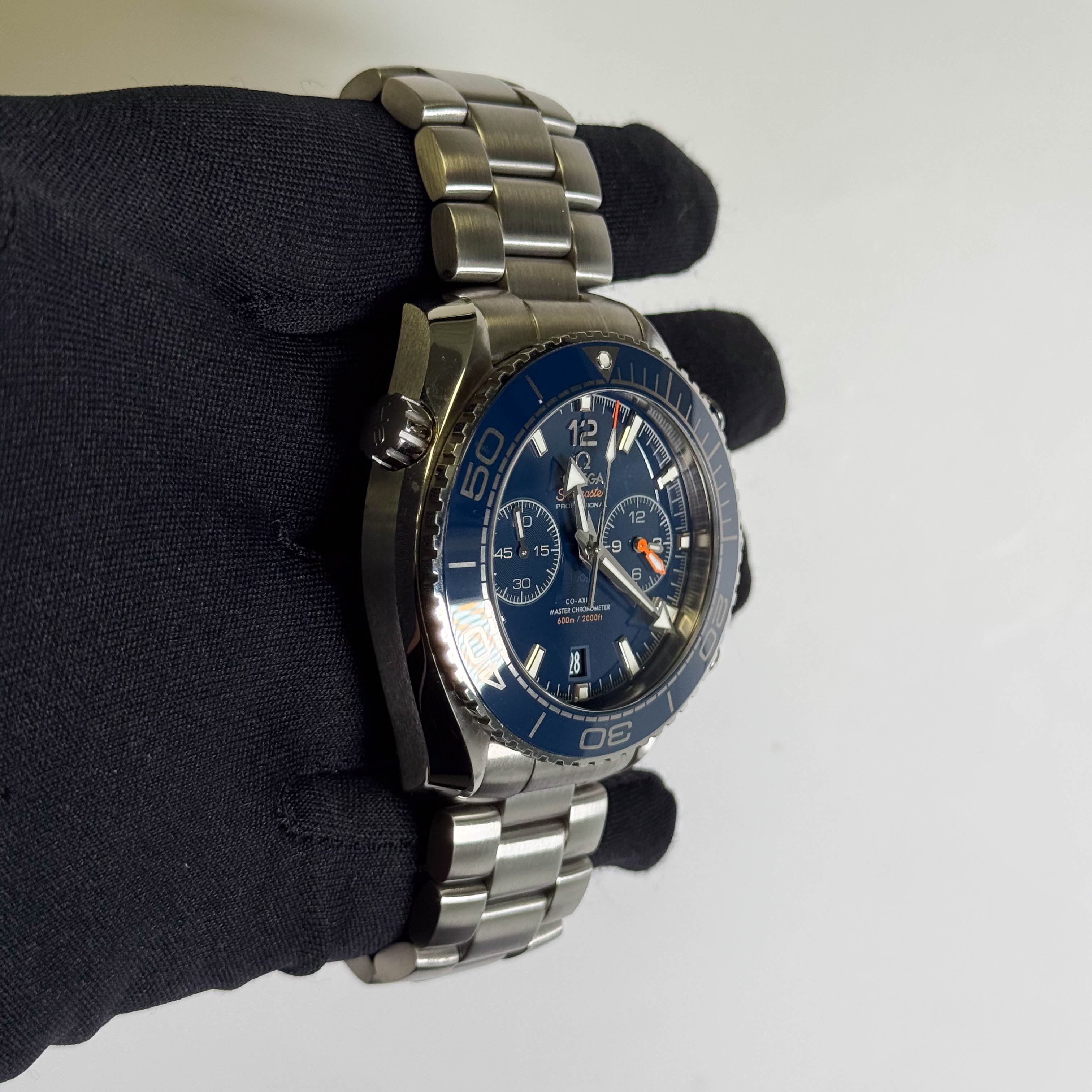 Omega Seamaster 45.50mm Blue Dial Watch Ref# 215.30.46.51.03.001