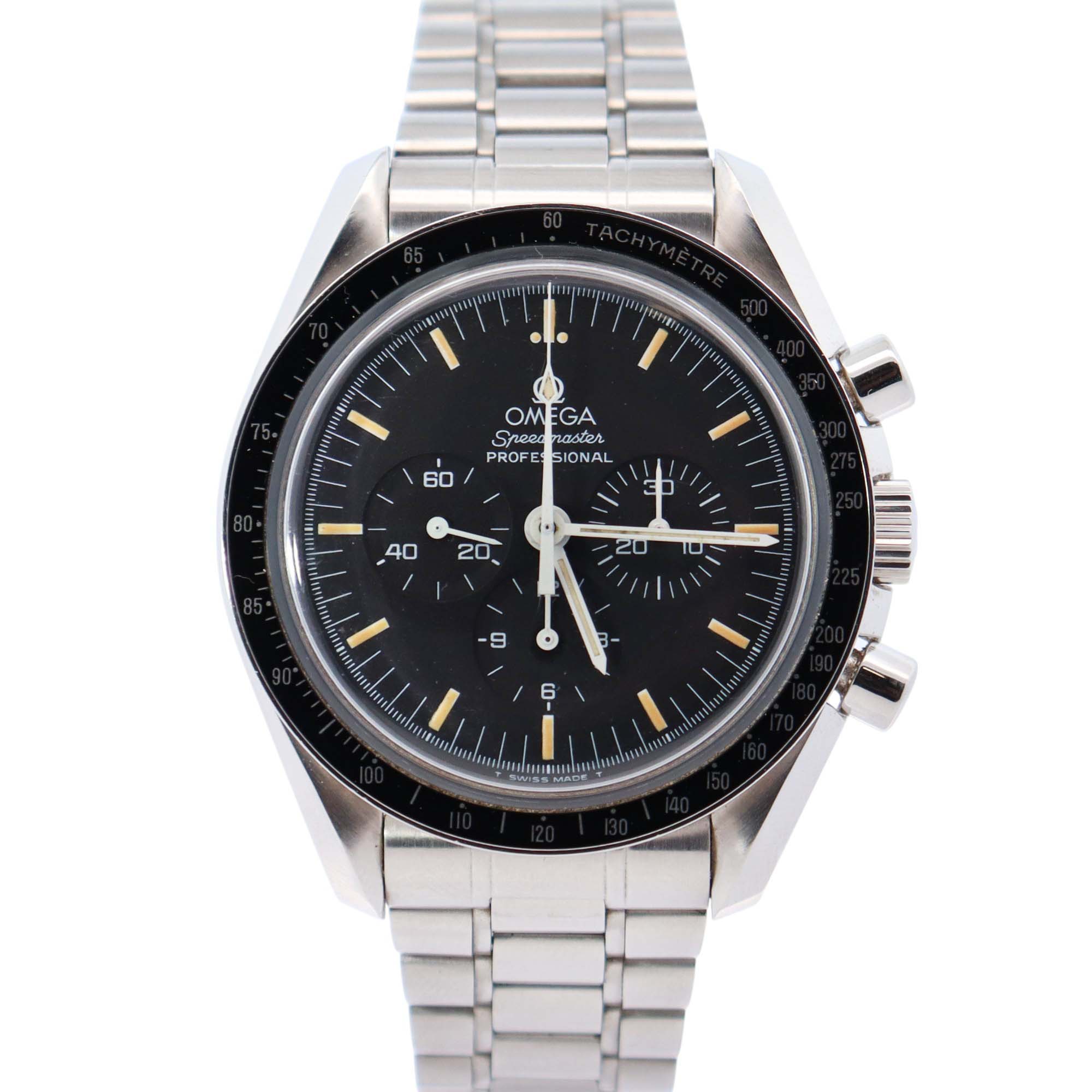 Omega Speedmaster 42mm Black Dial Watch Ref# 3591.50 - Happy Jewelers Fine Jewelry Lifetime Warranty
