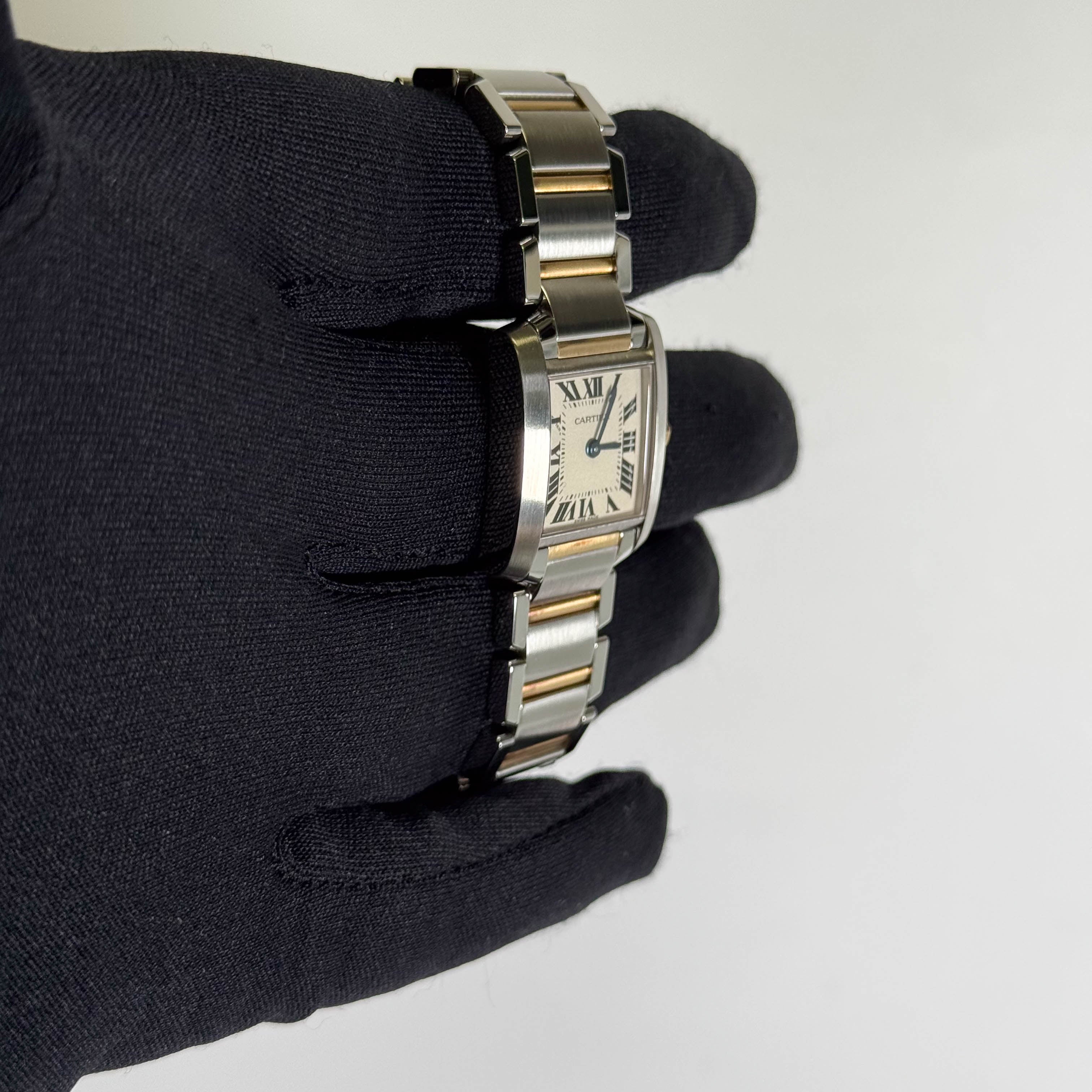 Cartier Tank 20mm White Dial Watch Ref# W51007Q4