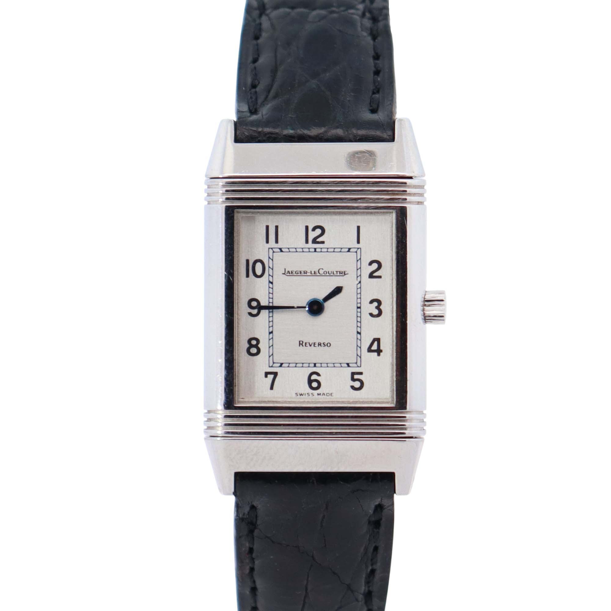 Jaeger-LeCoultre Reverso 20mm Silver Dial Watch Ref# 261.8.86 - Happy Jewelers Fine Jewelry Lifetime Warranty