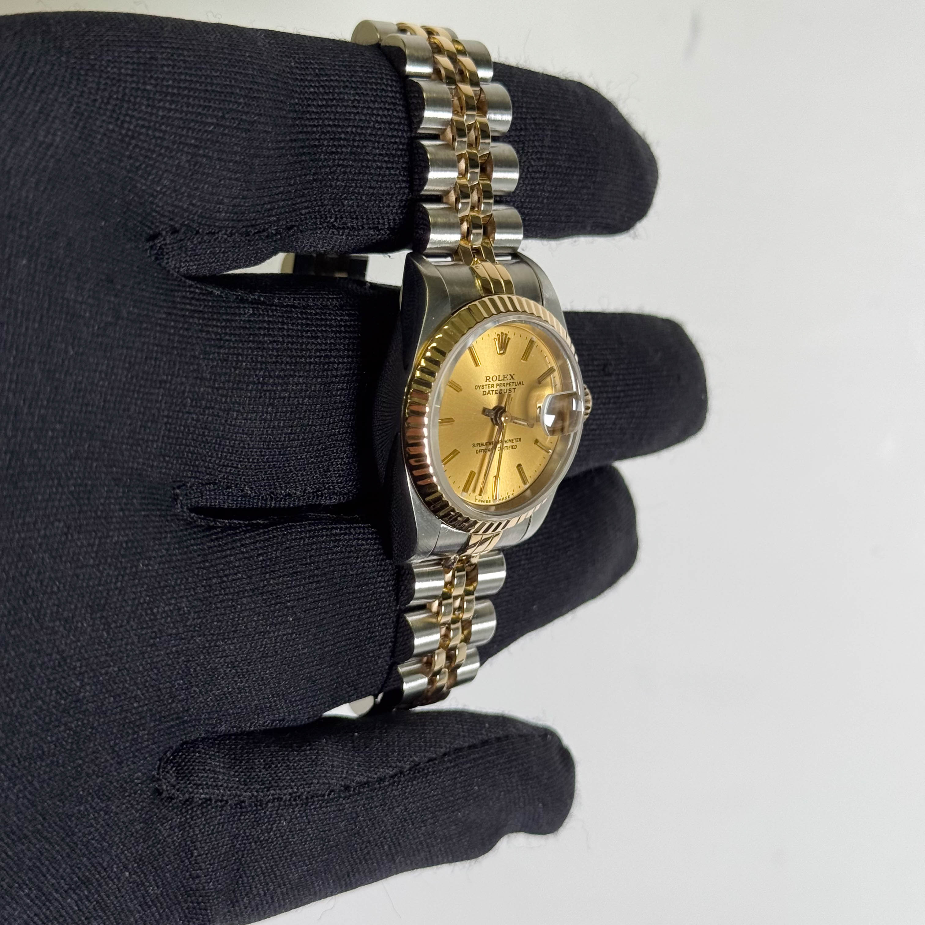 Rolex Datejust 26mm Champagne Dial Watch Ref# 69173