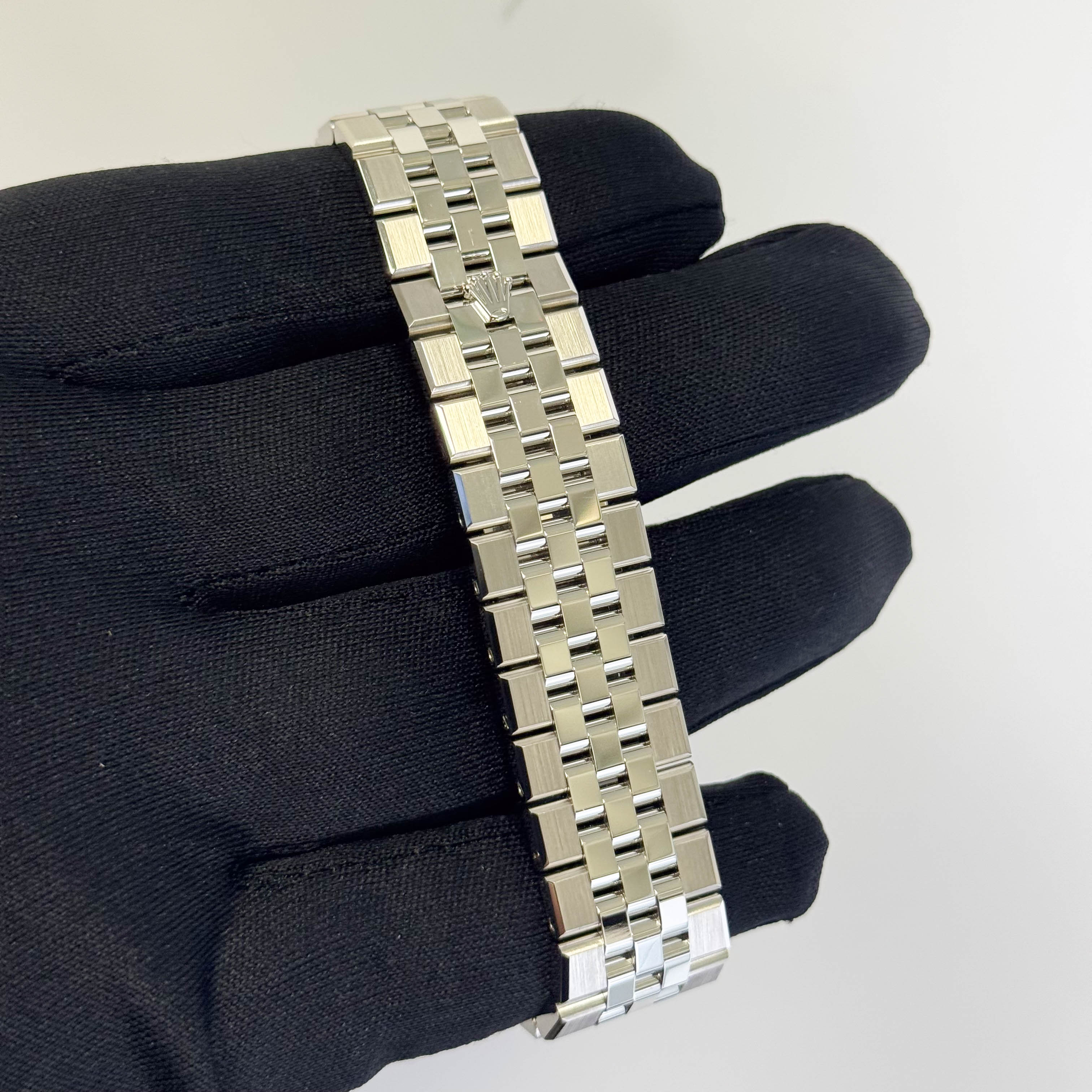 Rolex Land-Dweller 36mm Ice Blue Dial Watch Ref# 127236