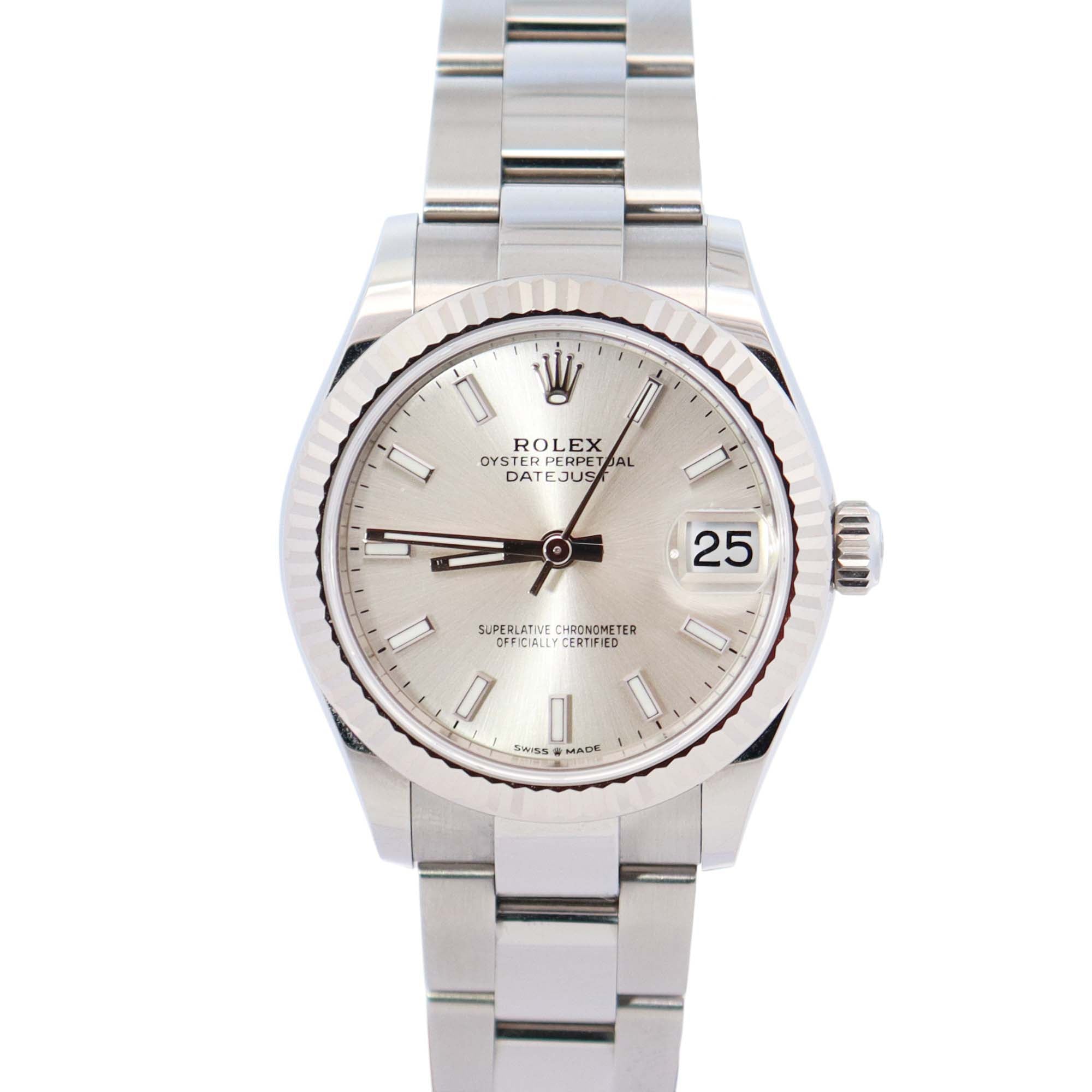 Rolex Datejust 31mm Silver Dial Watch Ref# 278274 - Happy Jewelers Fine Jewelry Lifetime Warranty