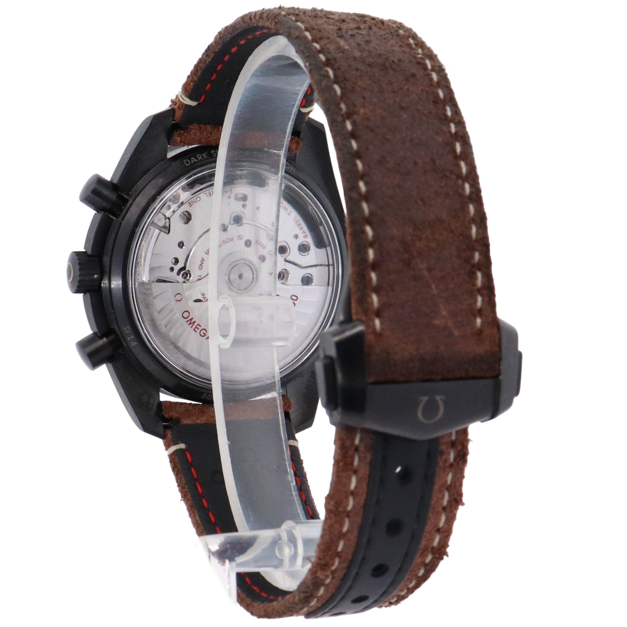 Omega Speedmaster 44.24 Ceramic Black Chronograph Dial Watch Reference# 311.92.44.51.01.006 - Happy Jewelers Fine Jewelry Lifetime Warranty