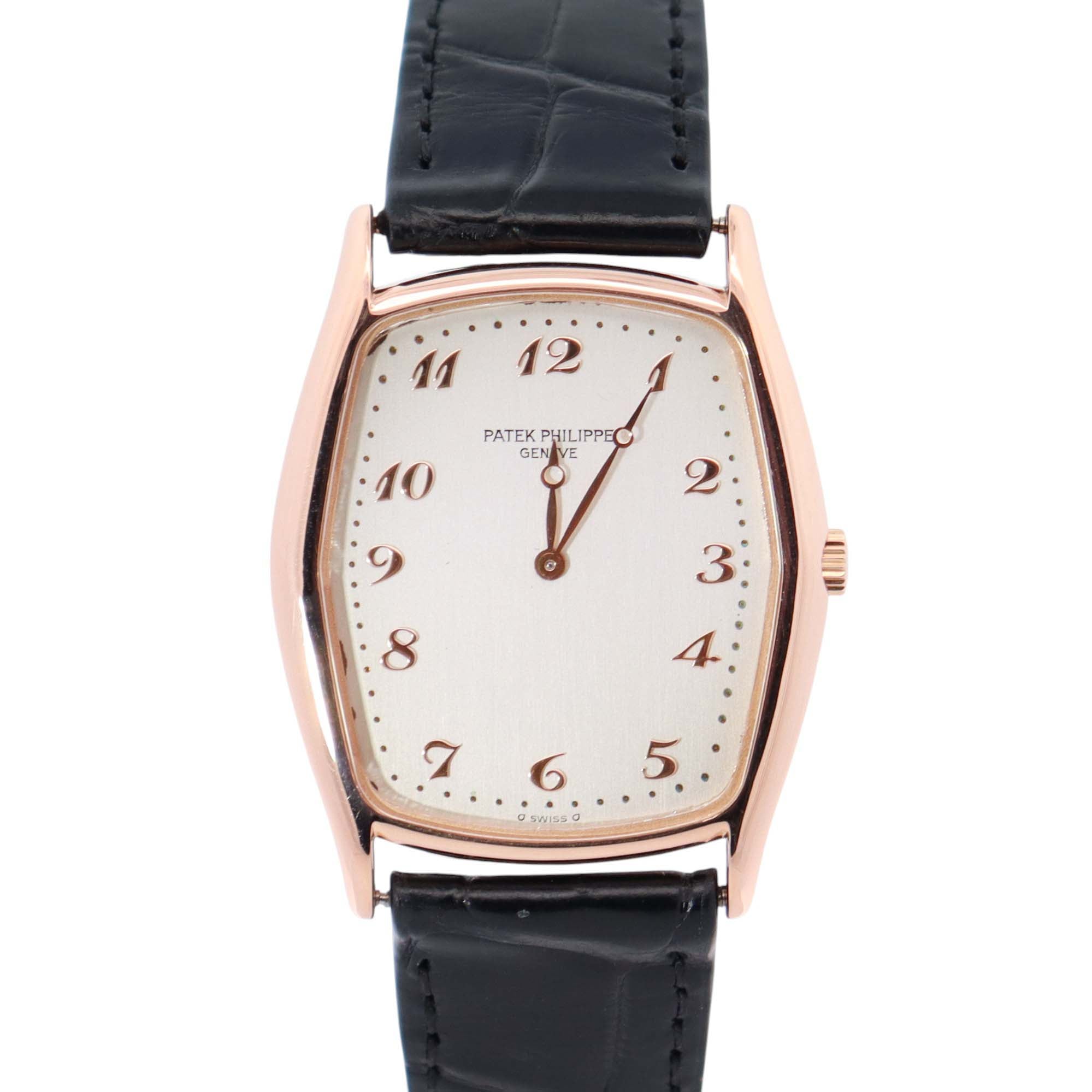 Patek Philippe Gondolo 29mm Ivory Dial Watch Ref# 3842R - Happy Jewelers Fine Jewelry Lifetime Warranty