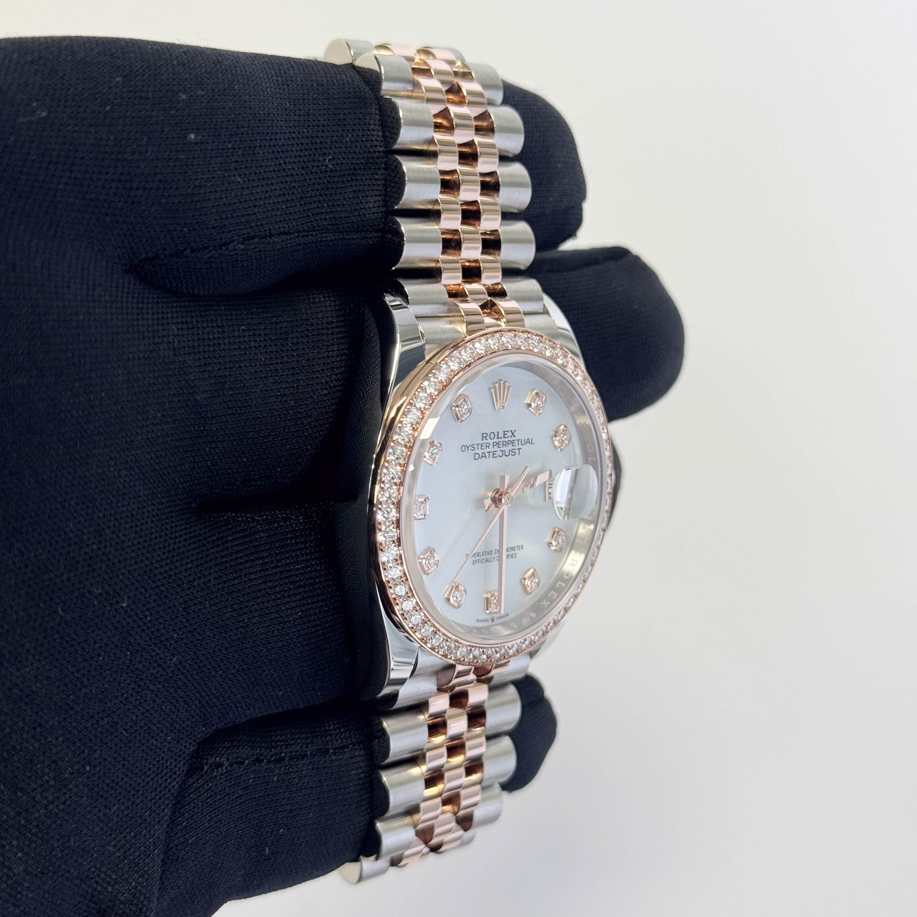 Rolex Datejust 36mm MOP Dial Watch Ref# 126281RBR