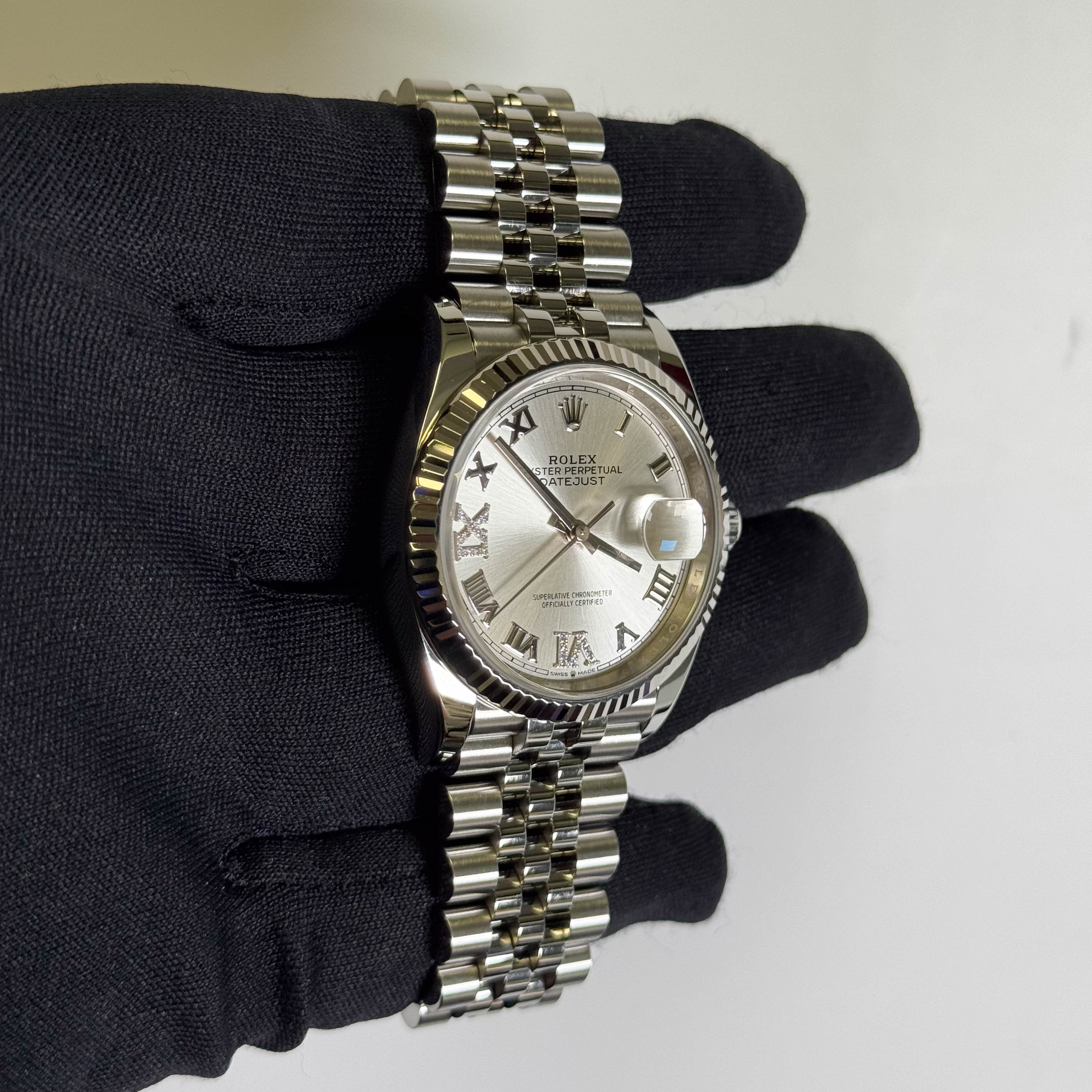Rolex Datejust 36mm Silver Dial Watch Ref# 126234