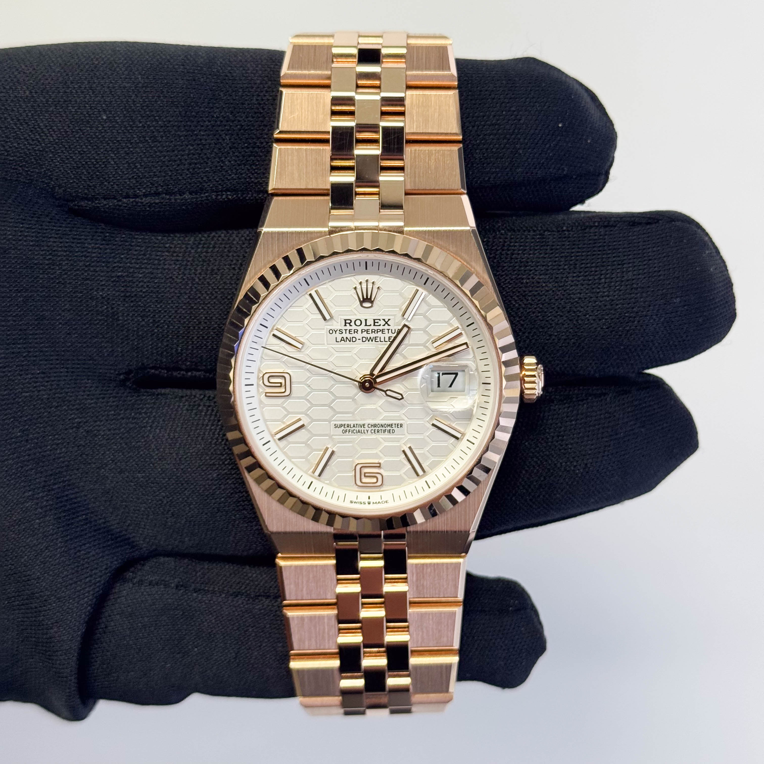 Rolex Land-Dweller 40mm White Dial Watch Ref# 127335