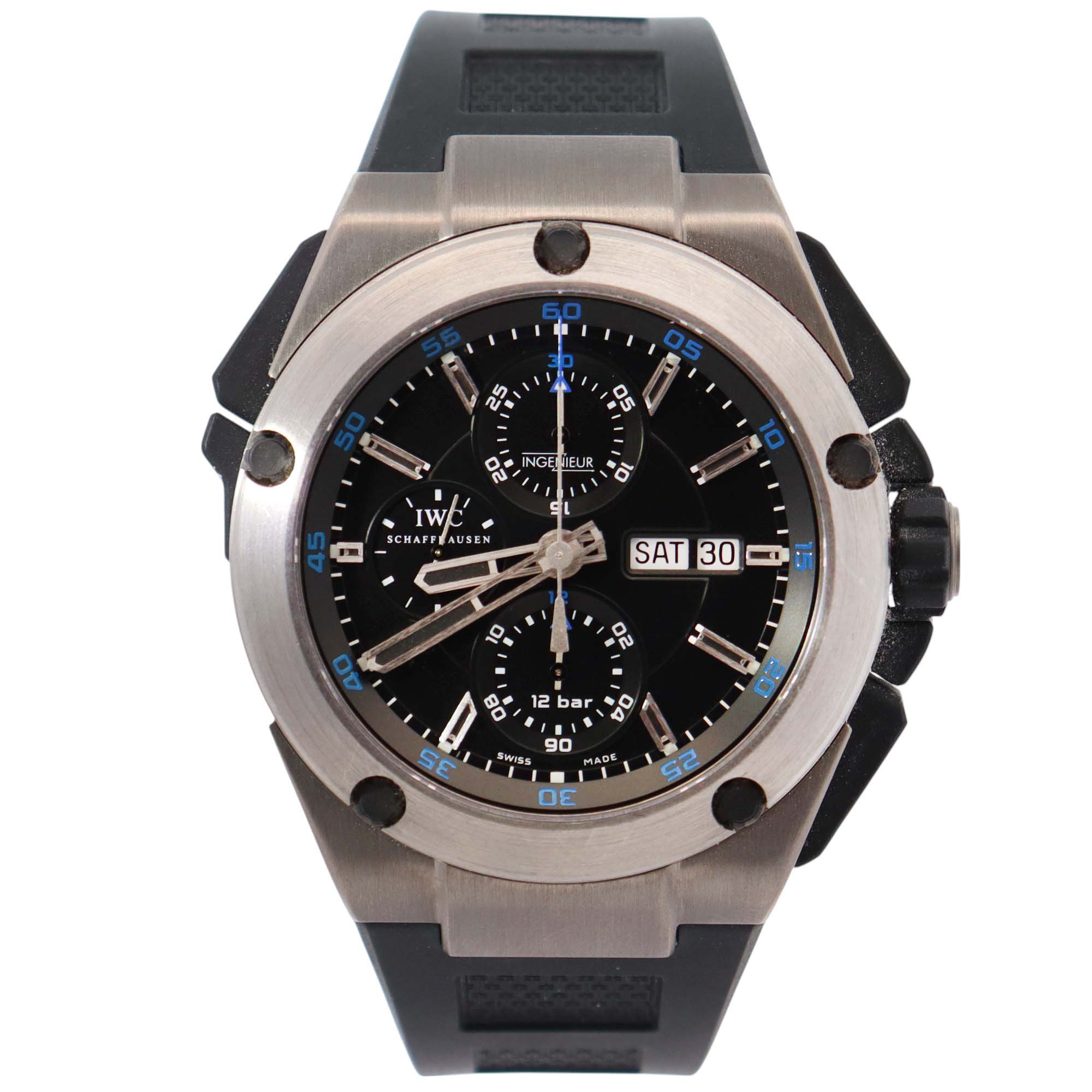 IWC Ingenieur 45mm Black Dial Watch Ref# IW376501 - Happy Jewelers Fine Jewelry Lifetime Warranty