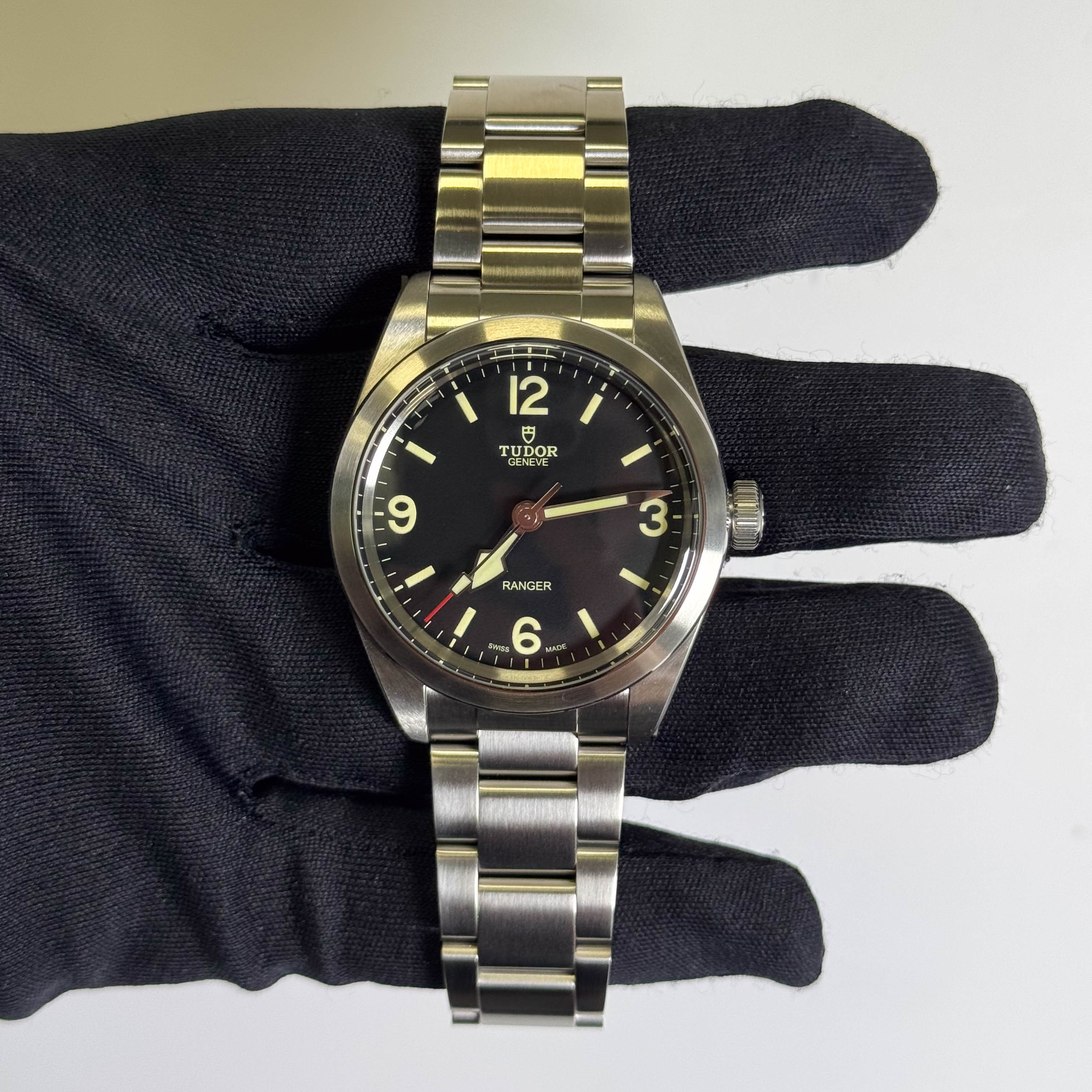 Tudor Ranger 39mm Black Dial Watch Ref# 79950 - Happy Jewelers Fine Jewelry Lifetime Warranty