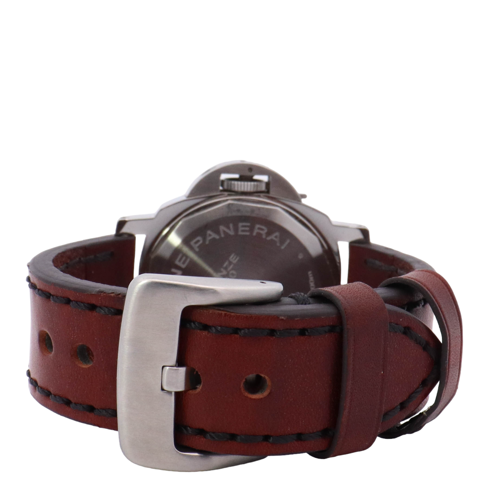 Panerai Luminor 44mm Stainless Steel Black Stick & Arabic Dial Watch Reference# PAM0000 - Happy Jewelers Fine Jewelry Lifetime Warranty