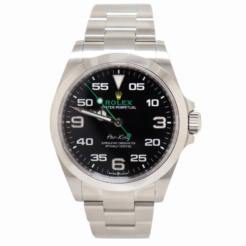 Rolex Air King 40mm Black Dial Watch Ref# 126900 - Happy Jewelers Fine Jewelry Lifetime Warranty