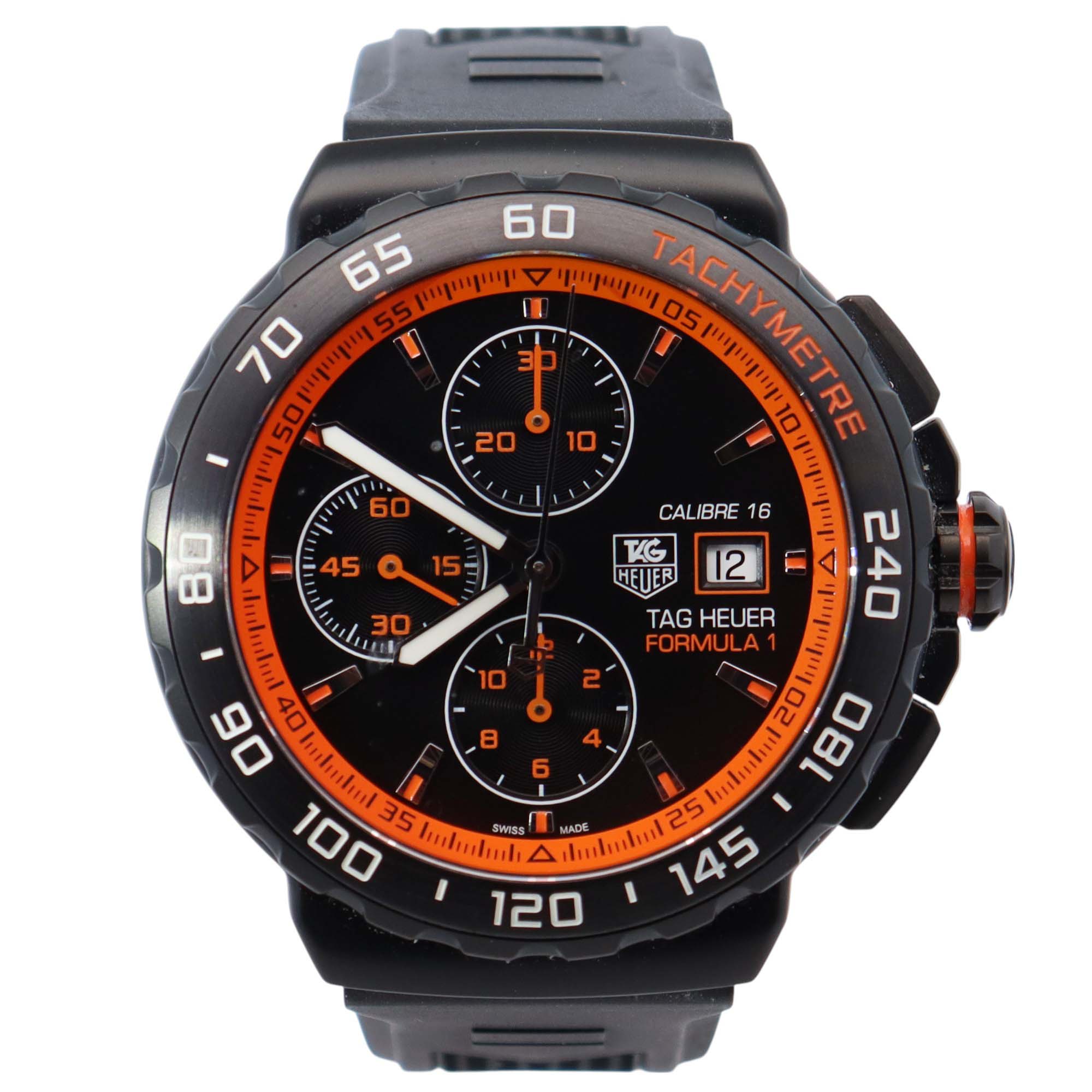 Tag Heuer Formula 1 44mm Black Dial Watch Ref# CAU2012 - Happy Jewelers Fine Jewelry Lifetime Warranty