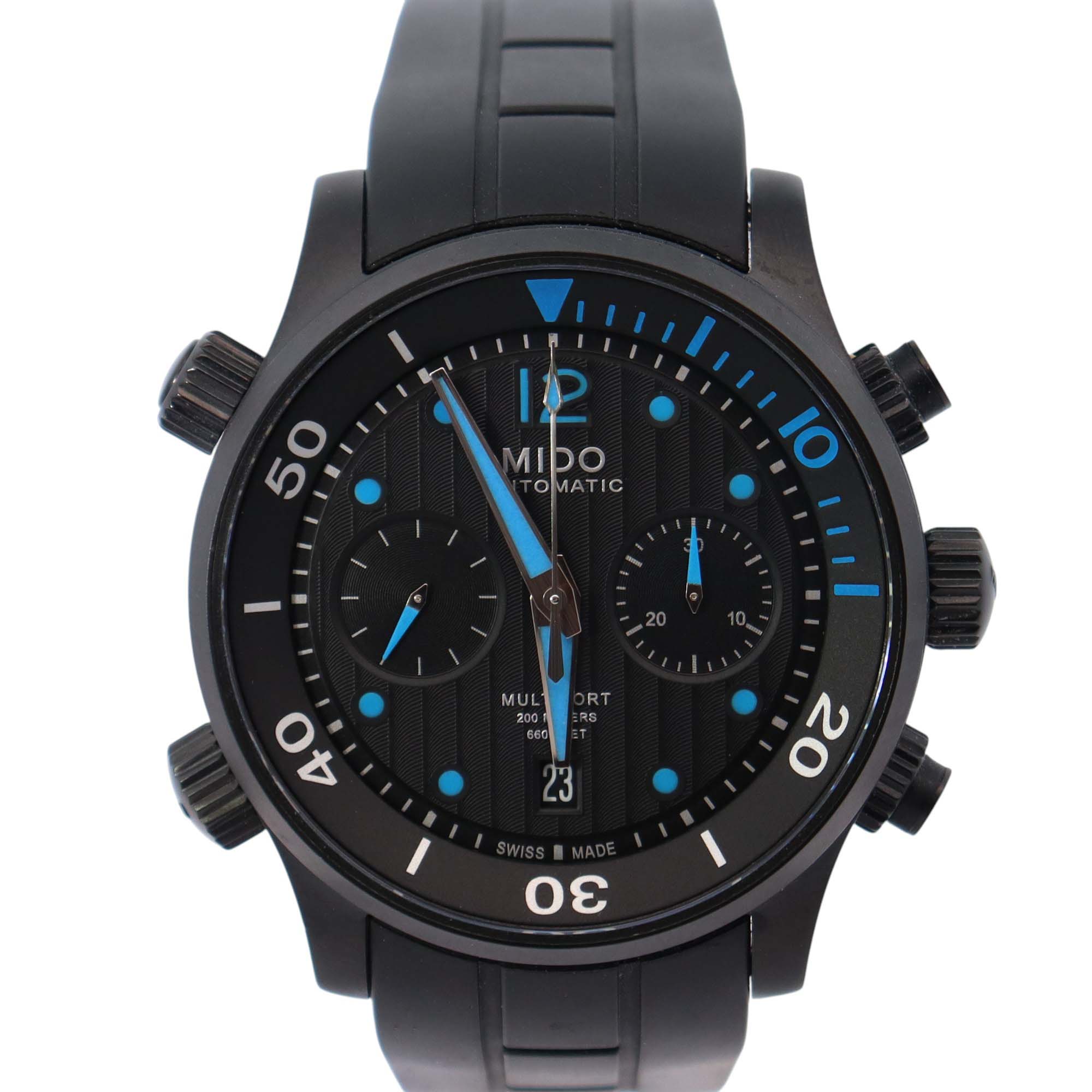 Mido Multifort 44mm Black Dial Watch Ref# M005914 – Happy Jewelers