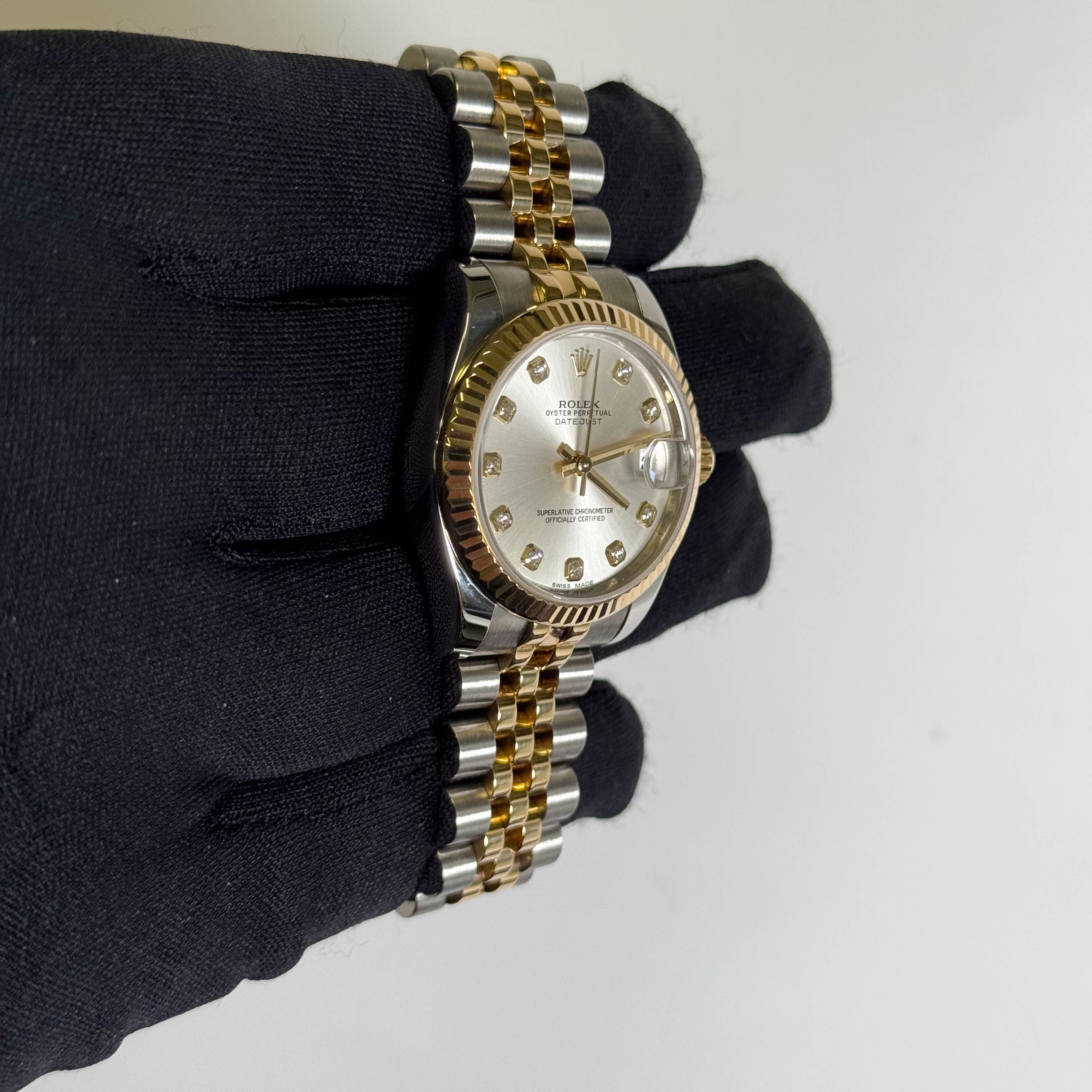 Rolex Datejust 31mm Silver Dial Watch Ref# 178273