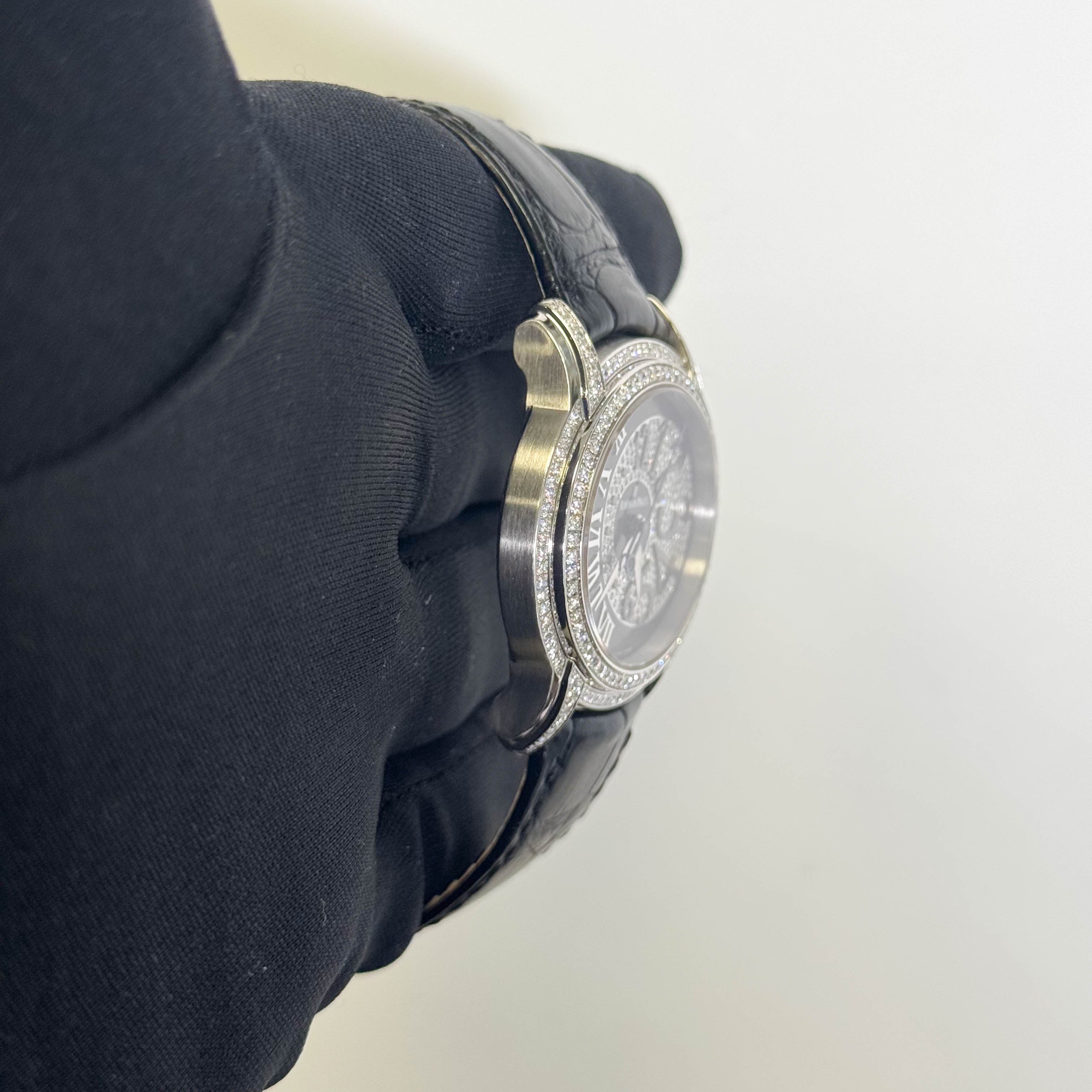 Audemars Piguet Millenary Siver Dial 39.5mm X 35.5mm Watch Ref 77302BC.ZZ.D001CR.01