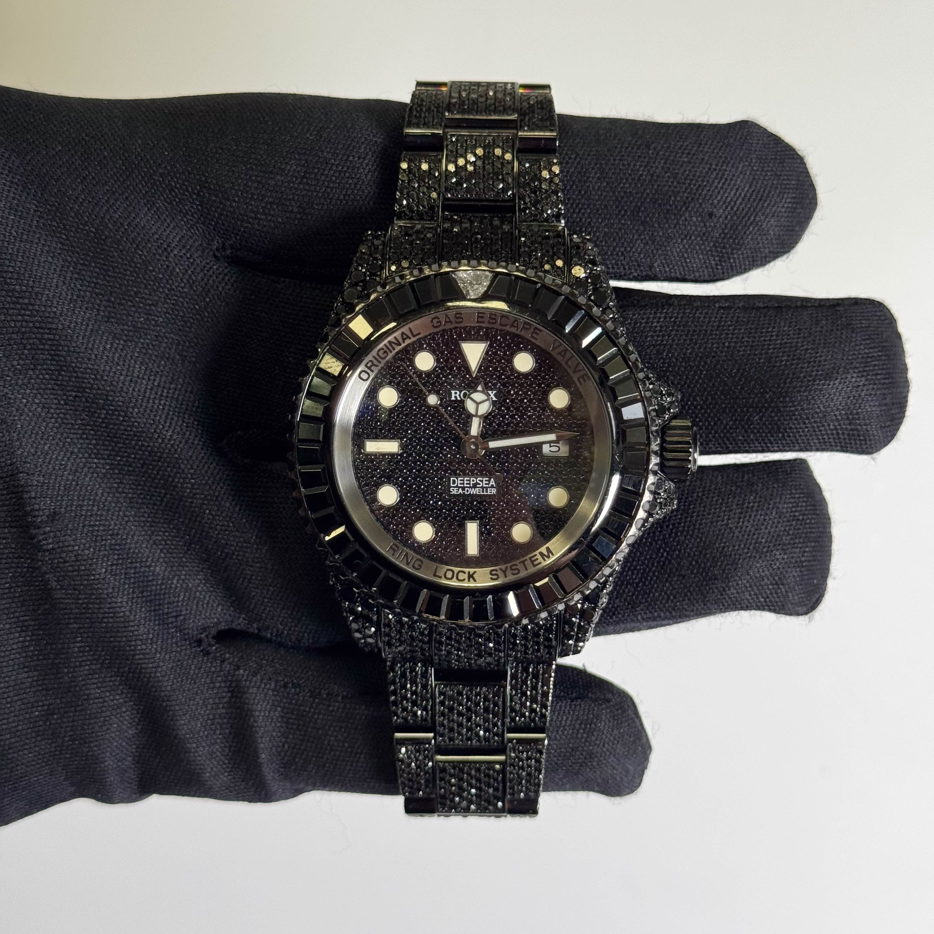 Rolex Sea-Dweller 44mm Black Diamond Dial Watch Ref# 116660