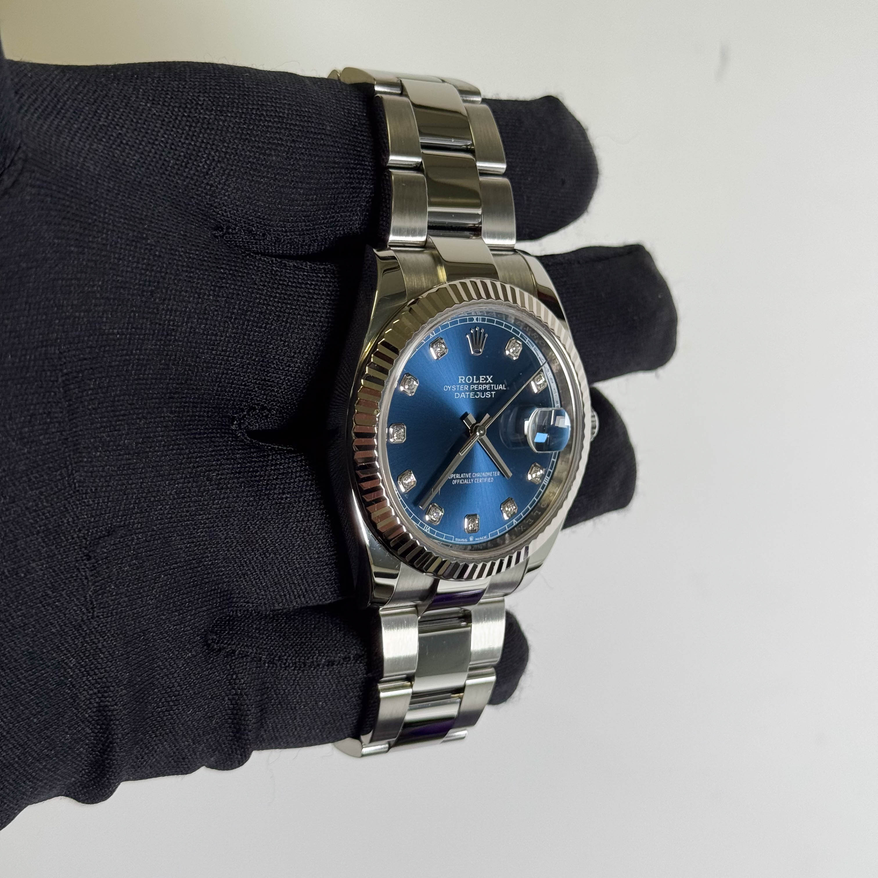 Rolex Datejust 41mm Blue Dial Watch Ref# 126334