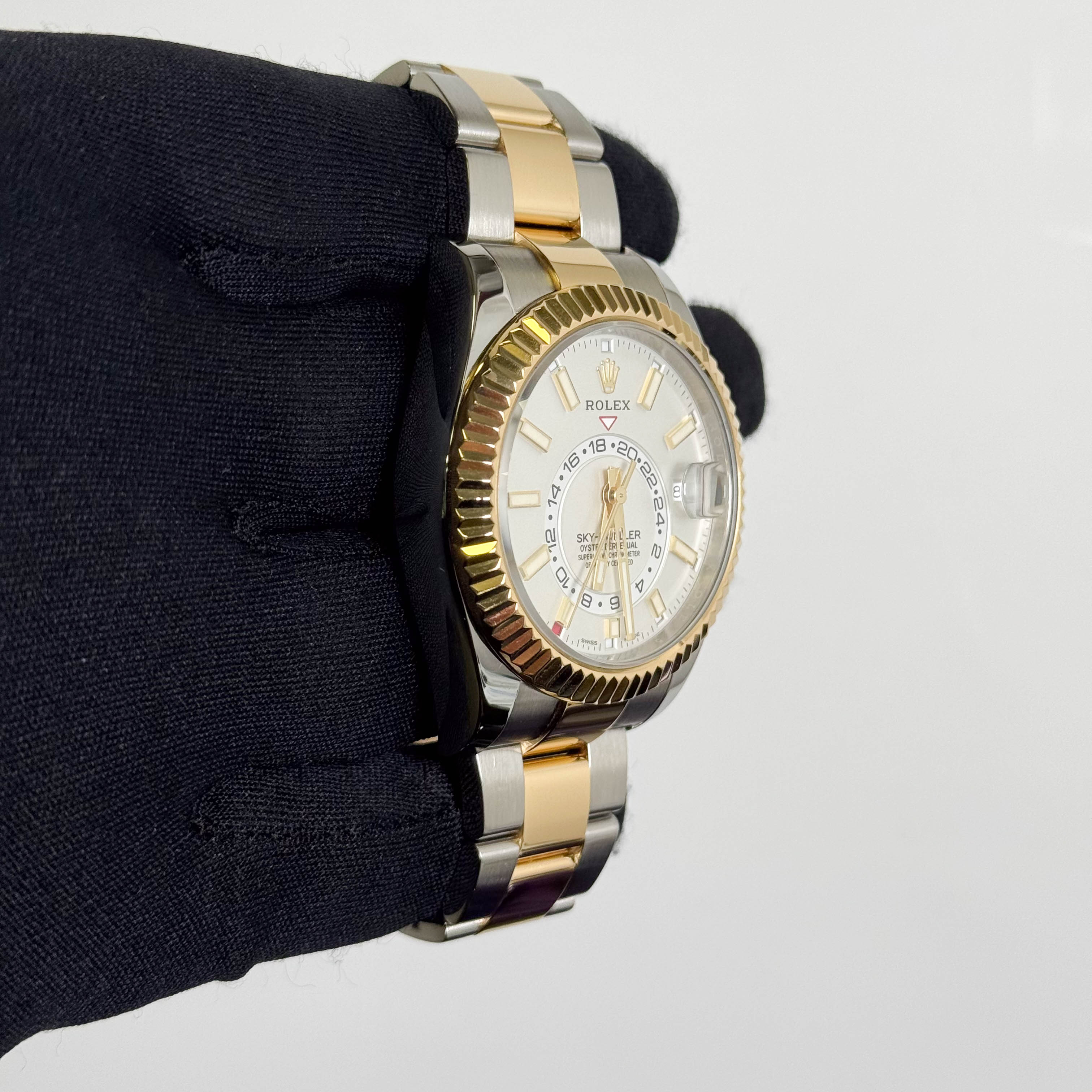 Rolex Sky-Dweller 42mm White Dial Watch Ref# 326933 - Happy Jewelers Fine Jewelry Lifetime Warranty