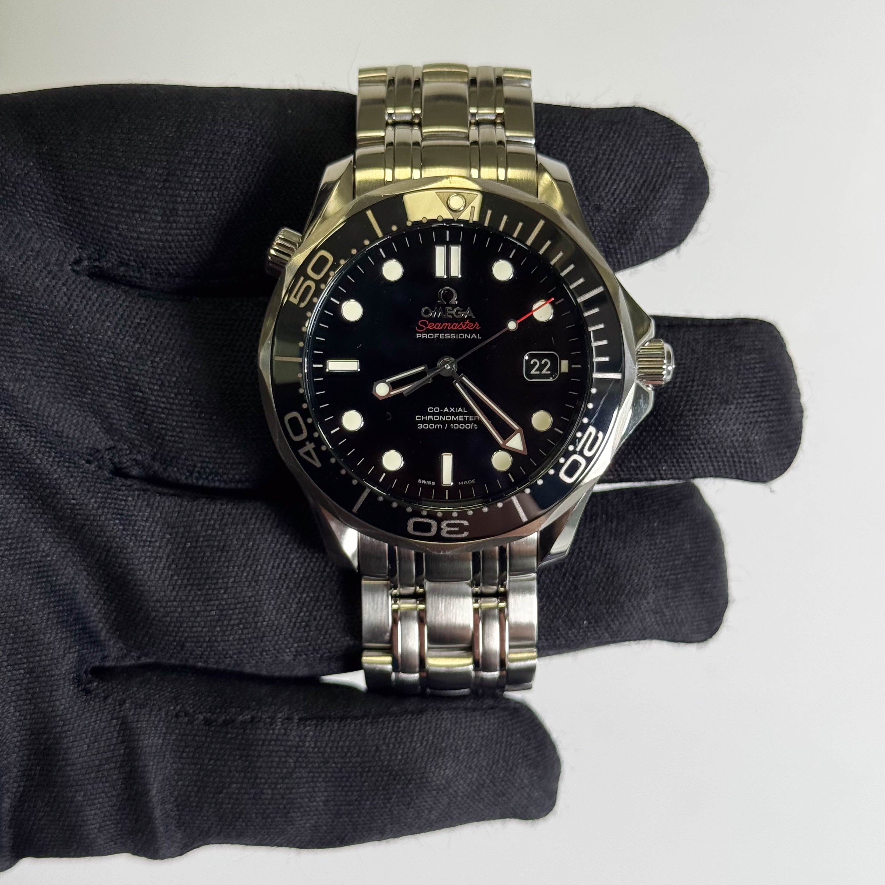 Omega Seamaster 41 mm Black Dial Watch Ref# 168.1670