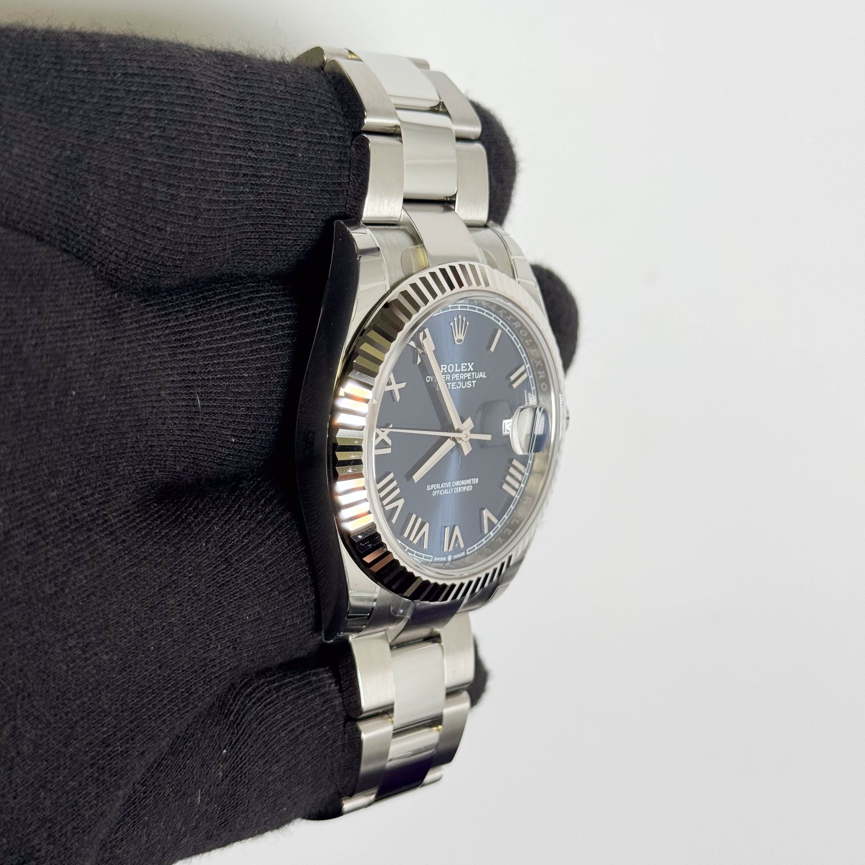 Rolex Datejust 41mm Blue Dial Watch Ref# 126334