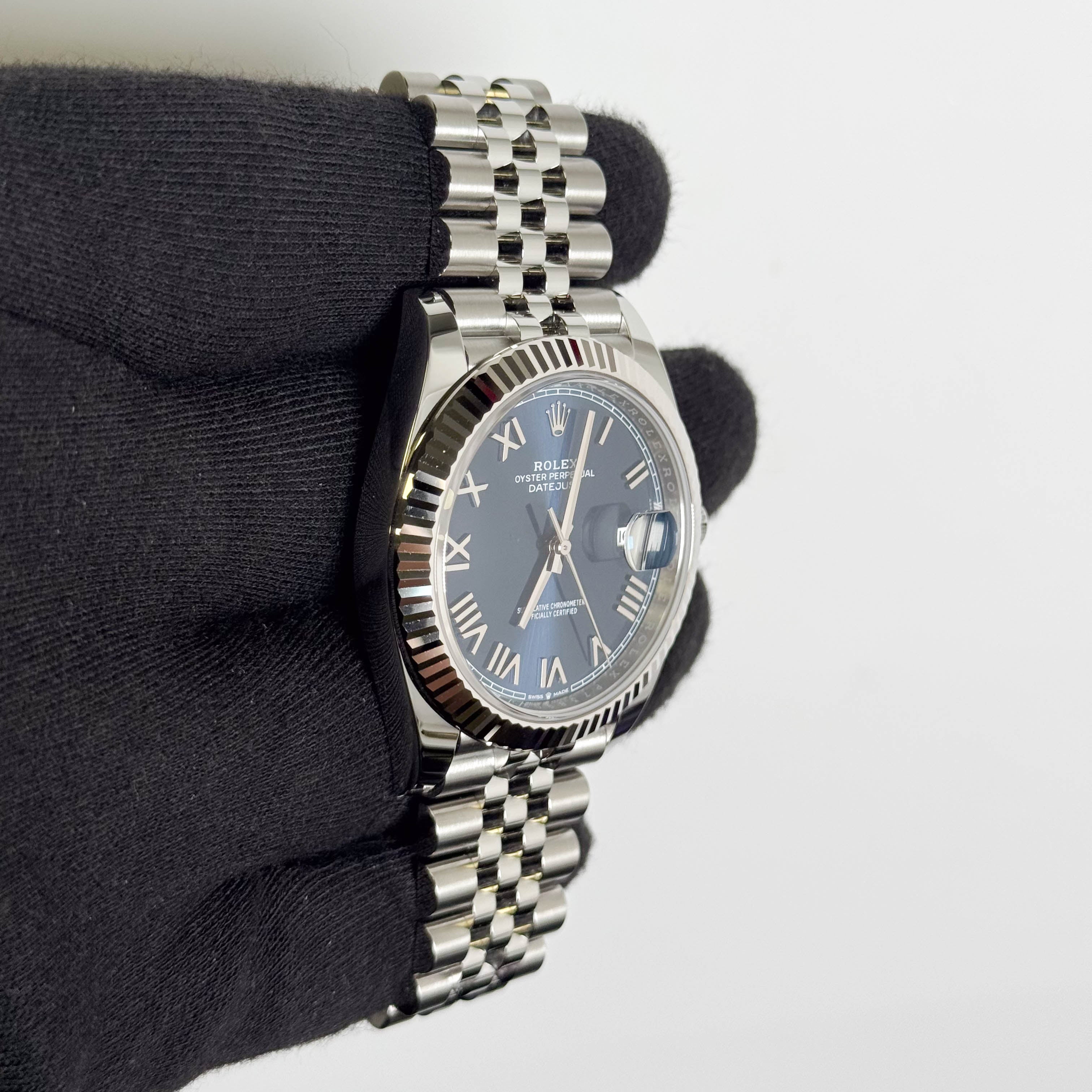 Rolex Datejust 41mm Blue Dial Watch Ref# 126334