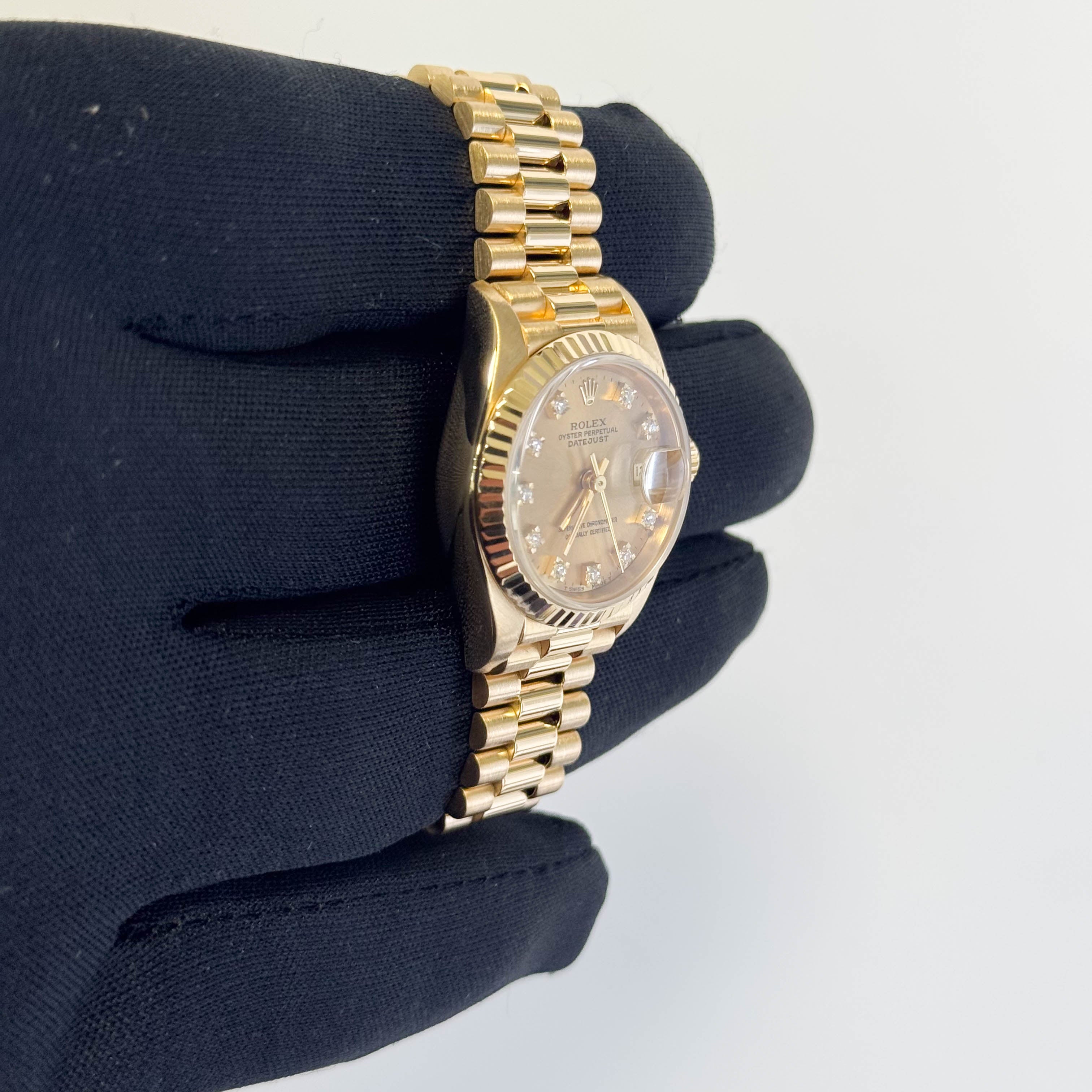 Rolex Datejust 26mm Champagne Dial Watch Ref# 69178 - Happy Jewelers Fine Jewelry Lifetime Warranty