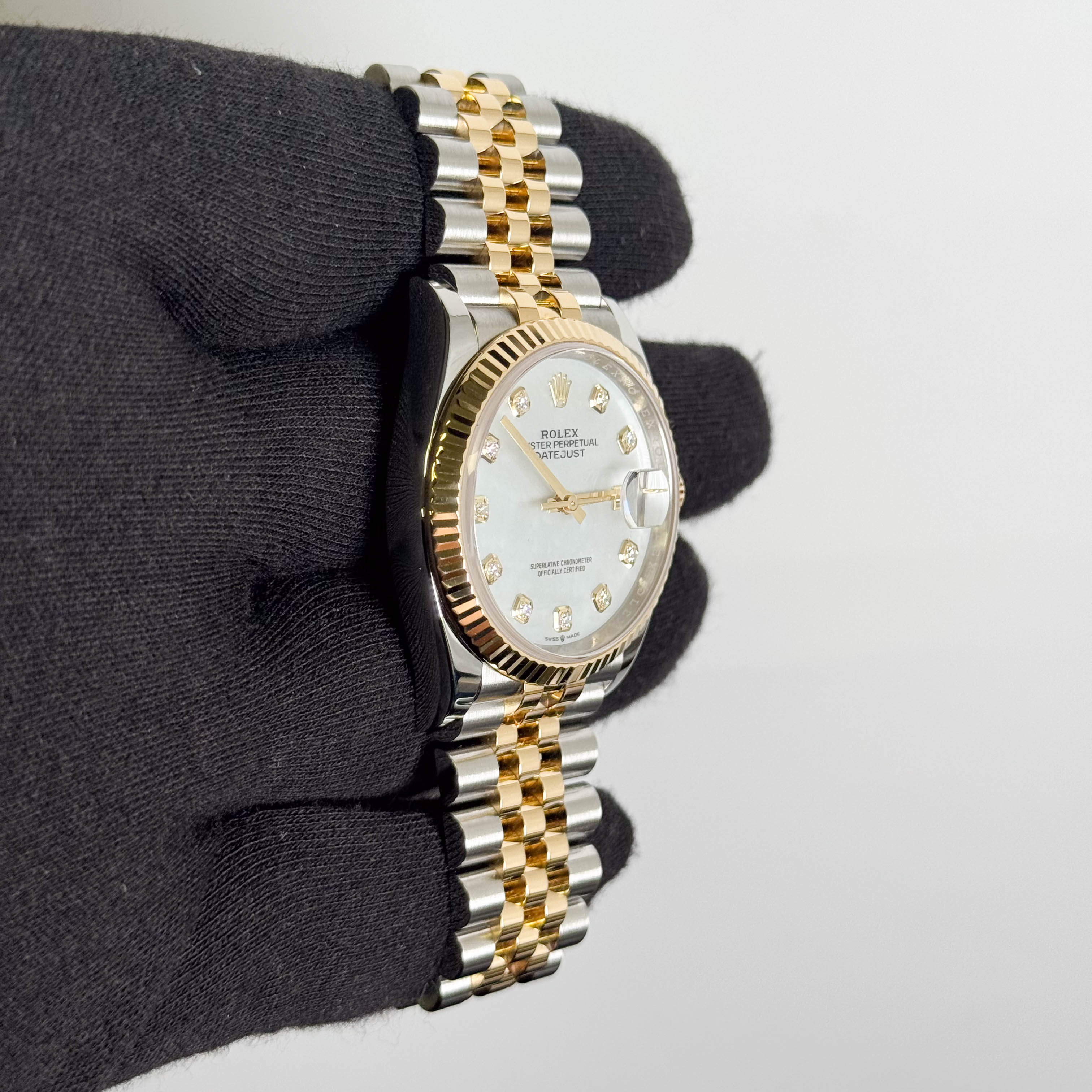 Rolex Datejust 36mm MOP Dial Watch Ref# 126233
