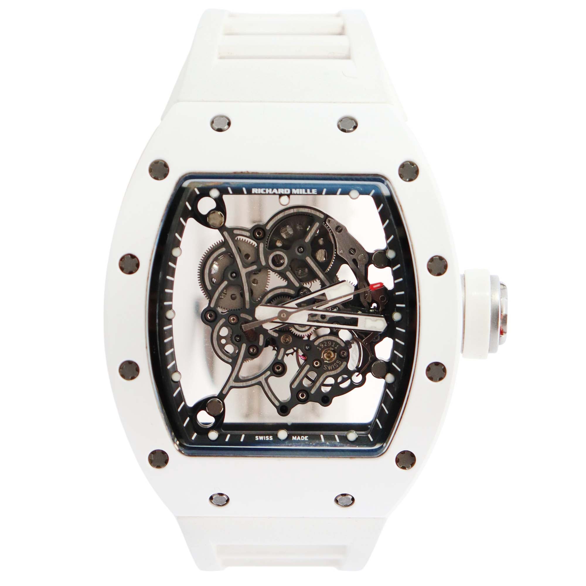 Richard Mille RM055 42mm Skeleton Dial Watch Ref# RM055 - Happy Jewelers Fine Jewelry Lifetime Warranty