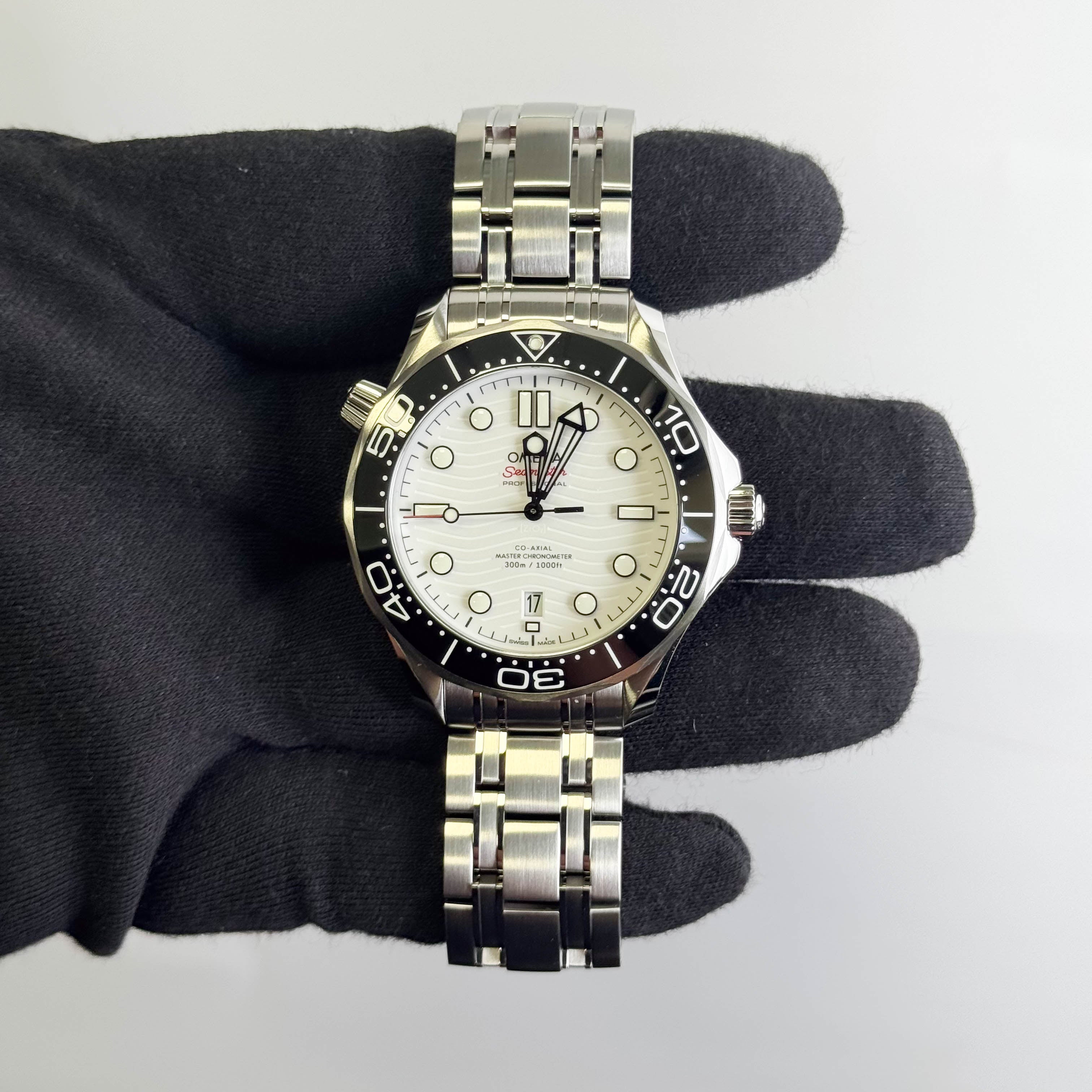 Omega Seamaster 42mm White Dial Ref# 210.30.42.20.04.001