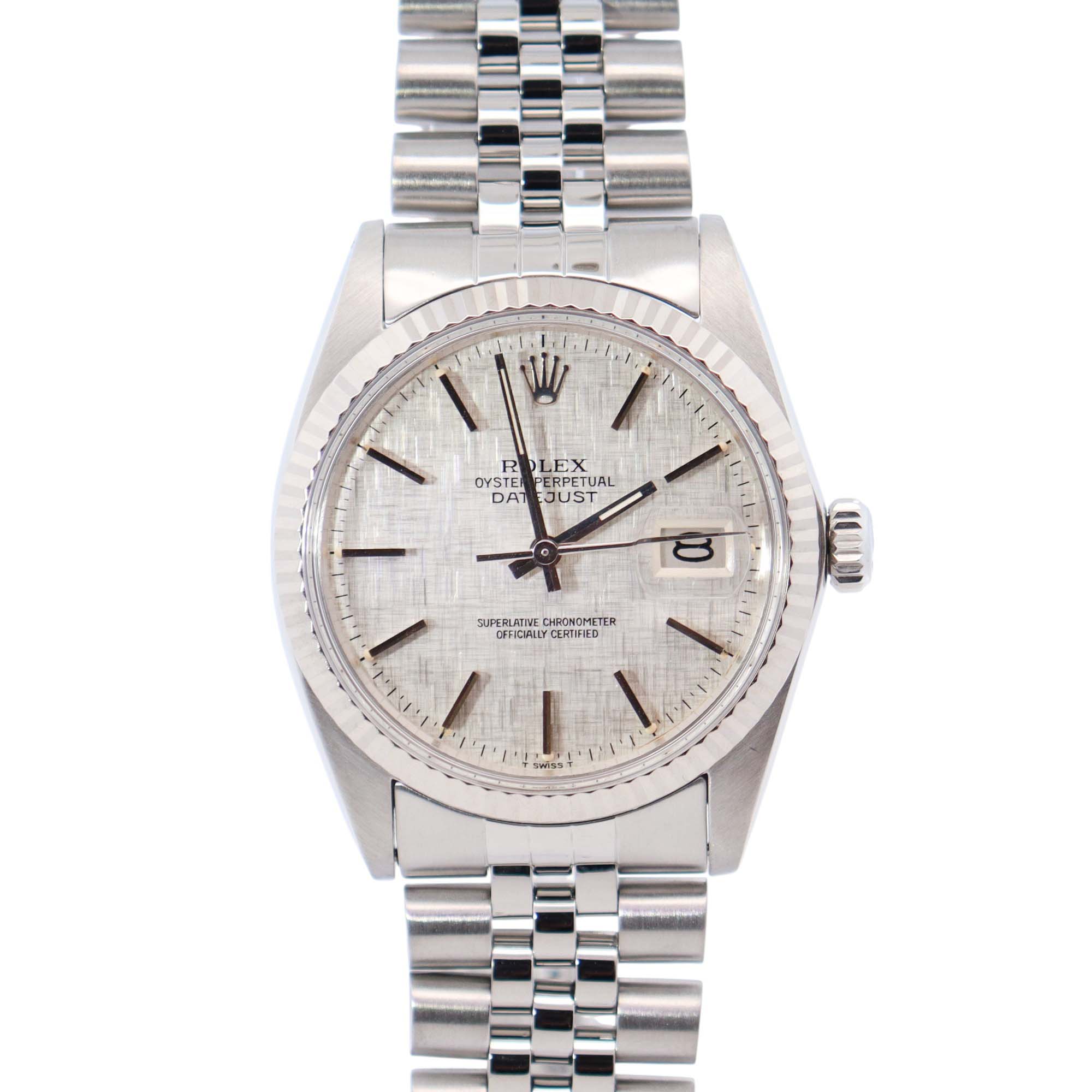 Rolex Datejust 36mm Silver Dial Watch Ref# 16014 - Happy Jewelers Fine Jewelry Lifetime Warranty