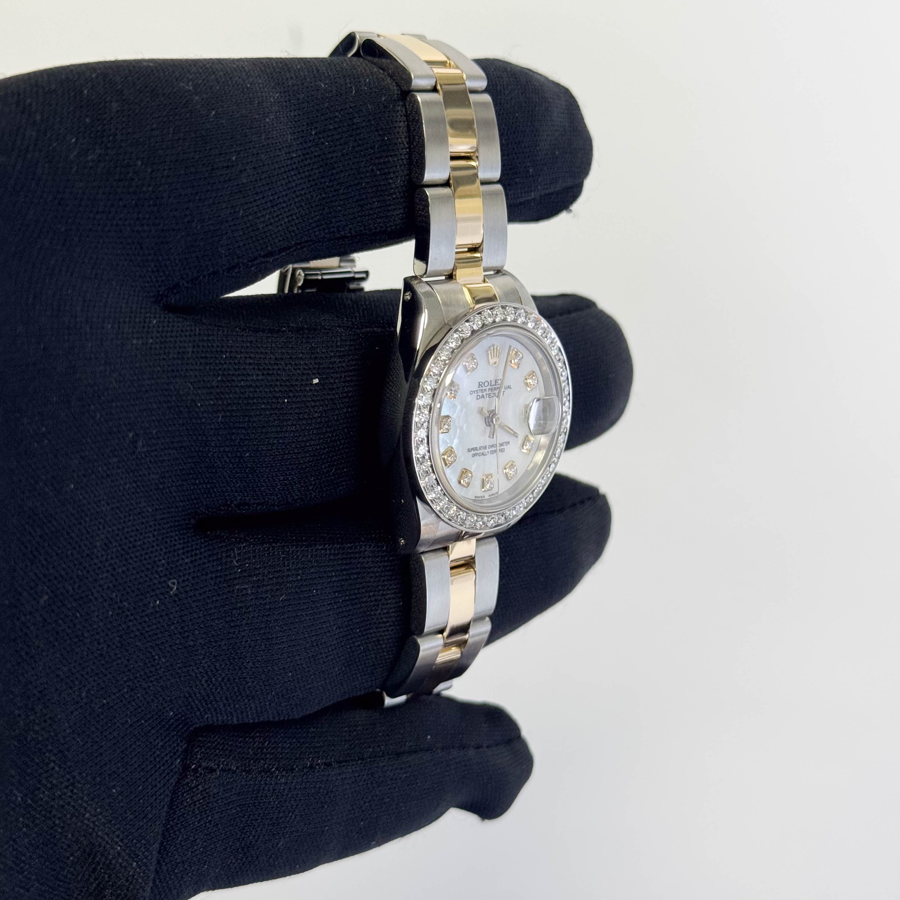 Rolex Datejust 26mm MOP Dial Watch Ref# 69173 - Happy Jewelers Fine Jewelry Lifetime Warranty