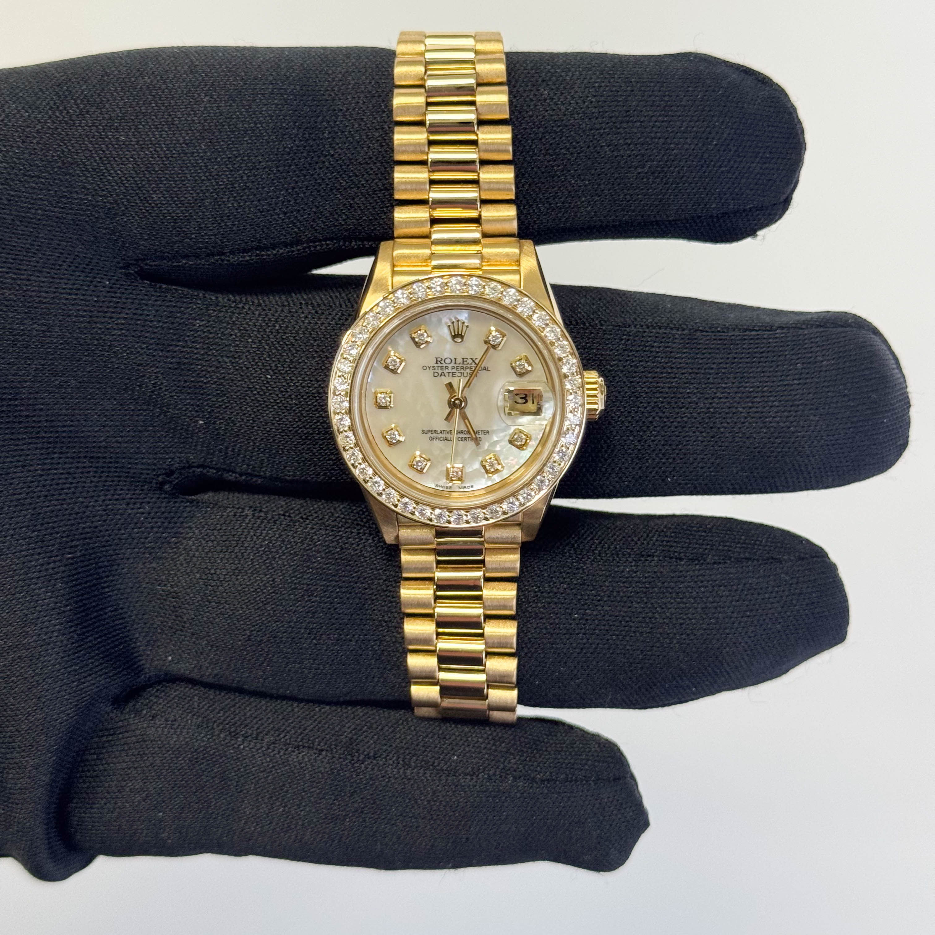 Rolex Datejust 26mm MOP Dial Watch Ref# 69178 - Happy Jewelers Fine Jewelry Lifetime Warranty