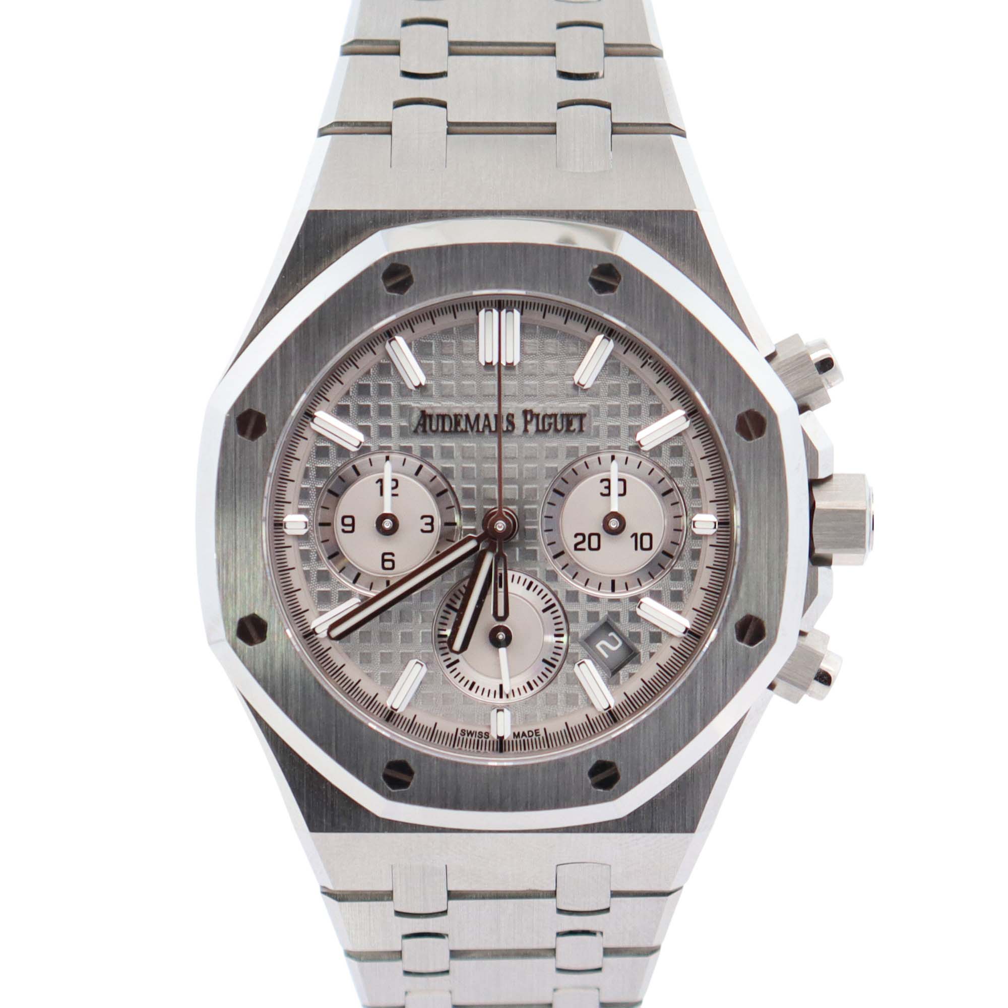 Audemars Piguet Royal Oak Grey Dial Watch Ref# 26715ST.OO.1356ST.02 - Happy Jewelers Fine Jewelry Lifetime Warranty