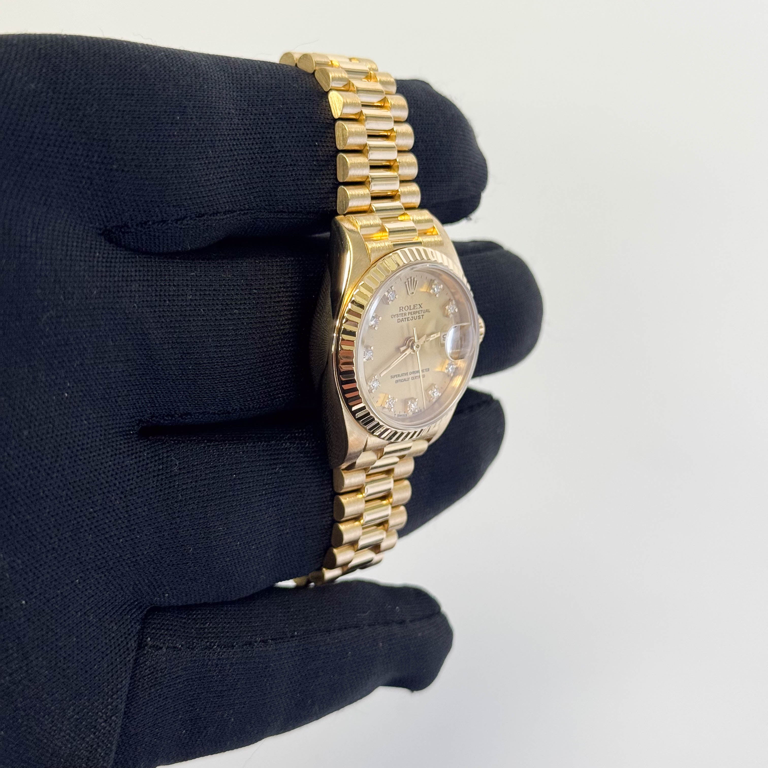 Rolex Datejust 26mm Champagne Dial Watch Ref# 69178 - Happy Jewelers Fine Jewelry Lifetime Warranty