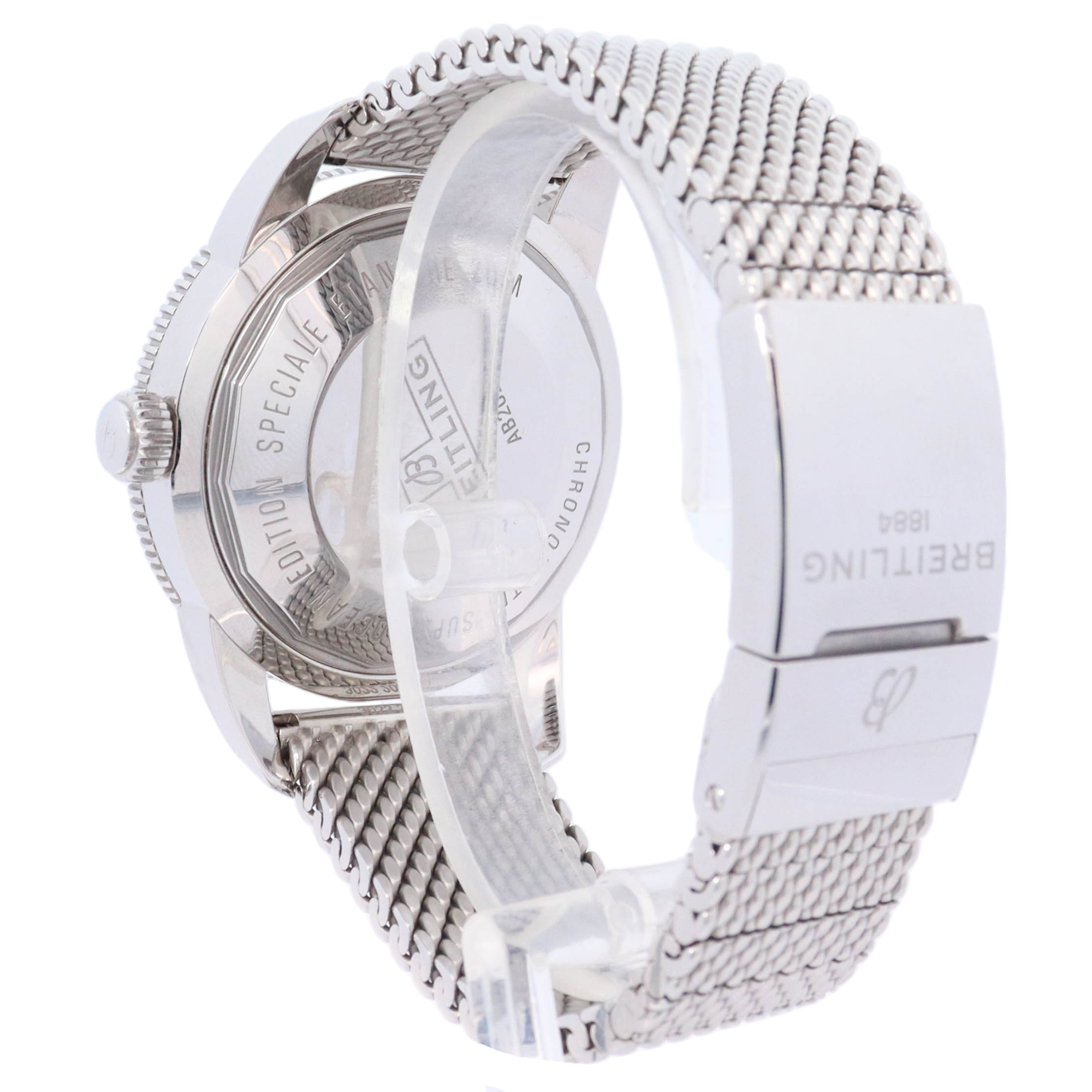 Breitling Superocean Heritage Stainless Steel 42 Green Stick Dial Watch Reference# AB2010121L1A1 - Happy Jewelers Fine Jewelry Lifetime Warranty