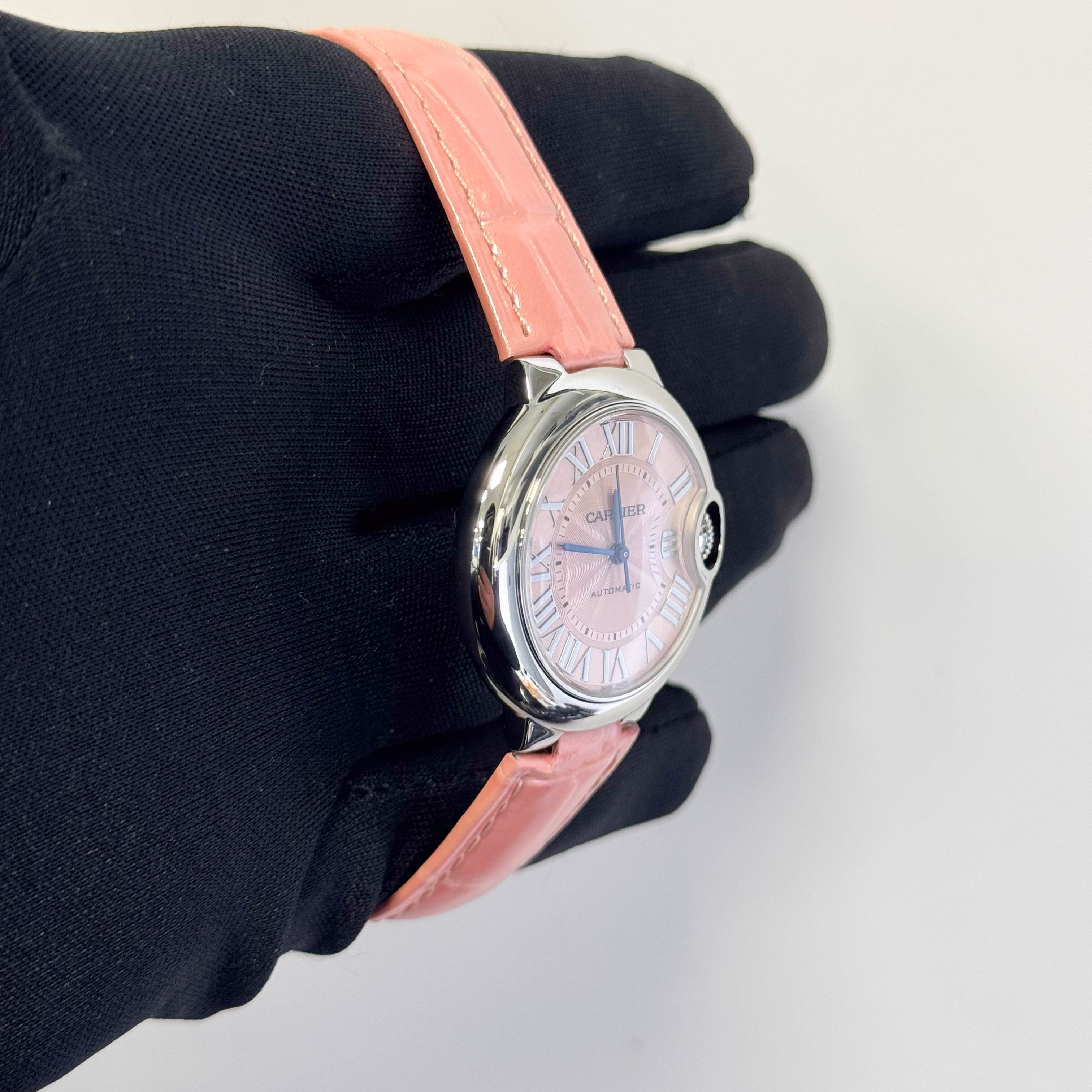 Cartier Ballon Bleu 33mm Pink Dial Watch Ref# WSBB0002 - Happy Jewelers Fine Jewelry Lifetime Warranty