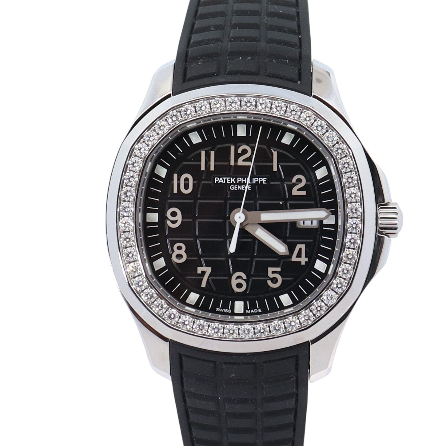 Patek Philippe Aquanuat 38mm Black Dial Watch Ref# 5267/200A-001 - Happy Jewelers Fine Jewelry Lifetime Warranty