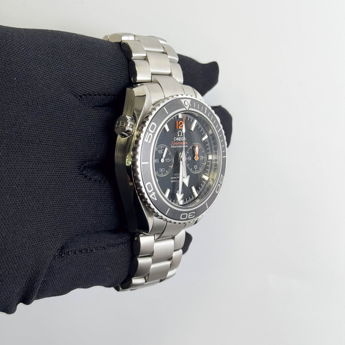 Omega Seamaster Planet Ocean 600M 45.5mm Black Chronograph Dial Watch Ref# 232.30.46.51.01.003