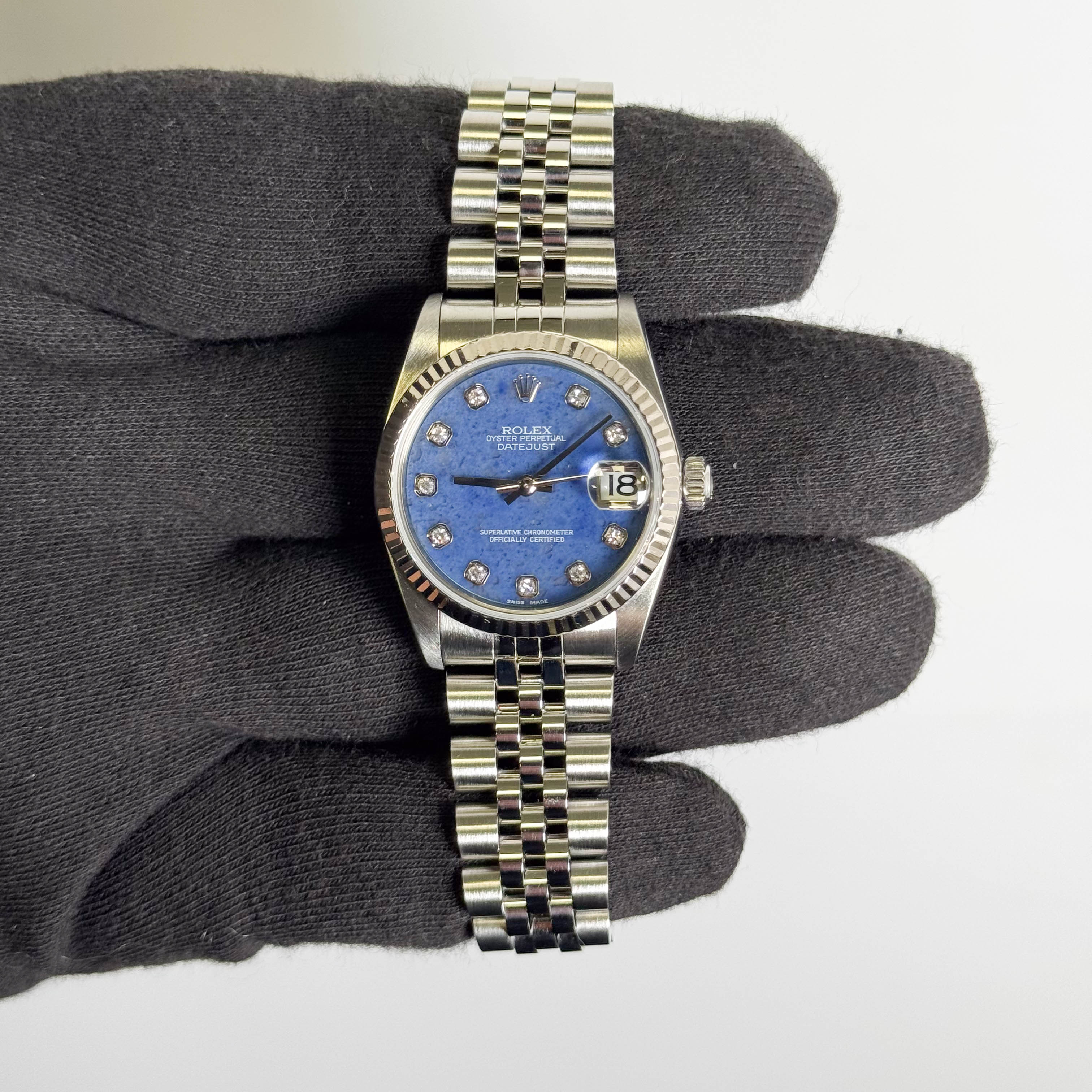 Rolex Datejust 31mm Blue Dial Watch Ref# 78274