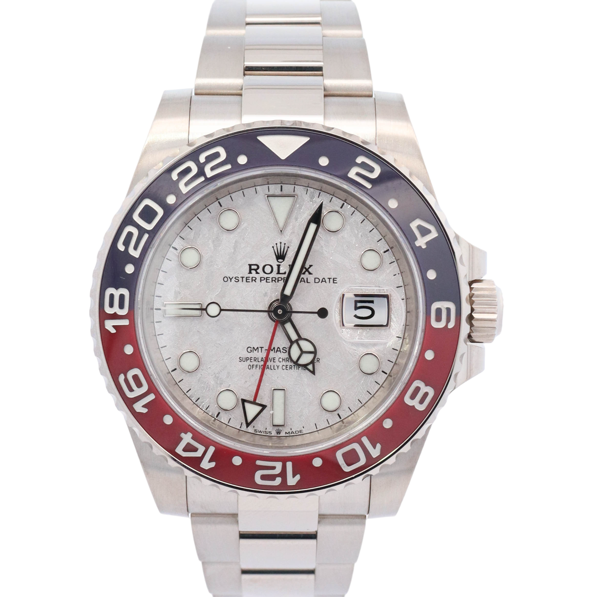 Rolex GMT-Master II 40mm Meteorite Dial Watch Ref# 126719BLRO - Happy Jewelers Fine Jewelry Lifetime Warranty