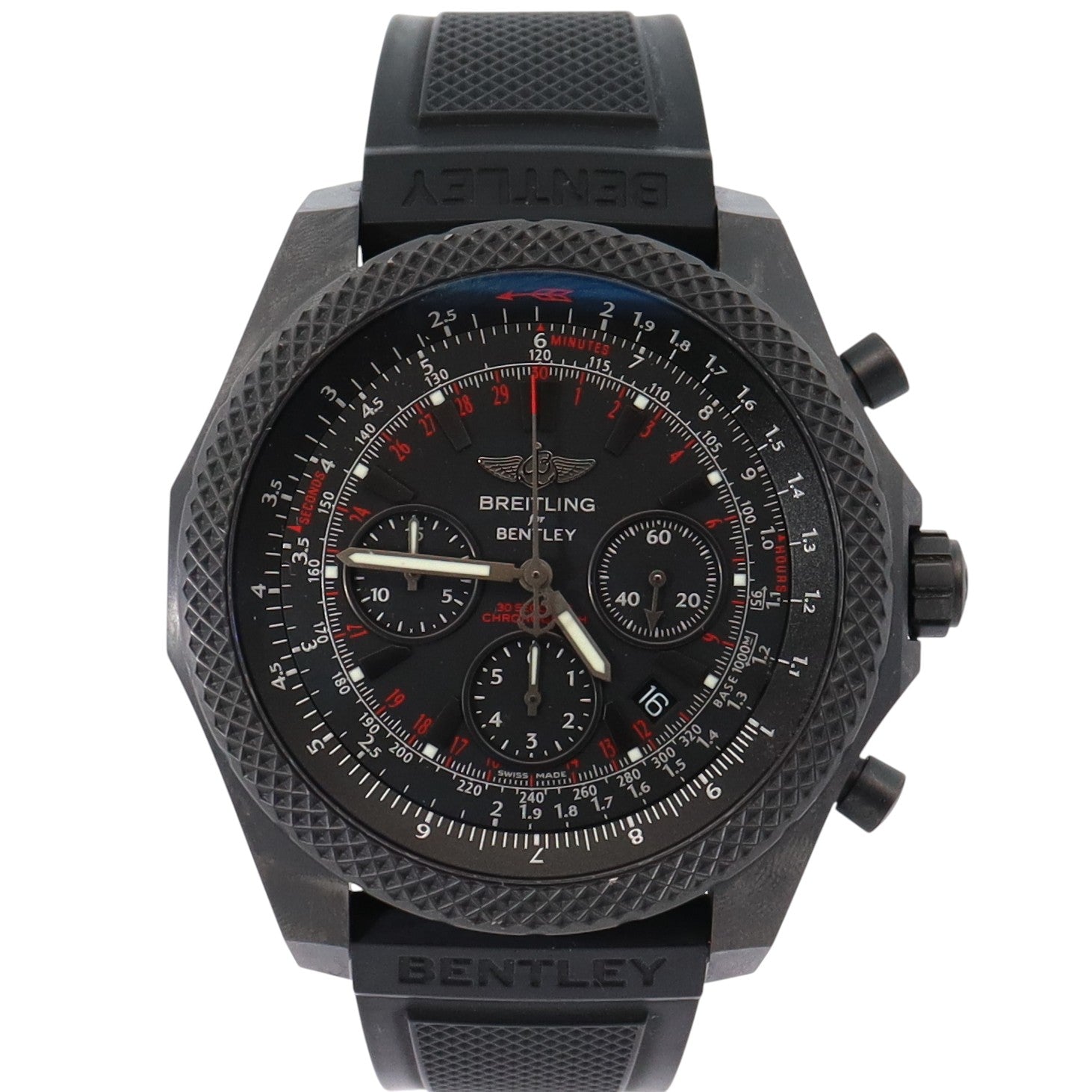 Breitling Bentley 49mm Black Dial Watch Ref# V25367 - Happy Jewelers Fine Jewelry Lifetime Warranty