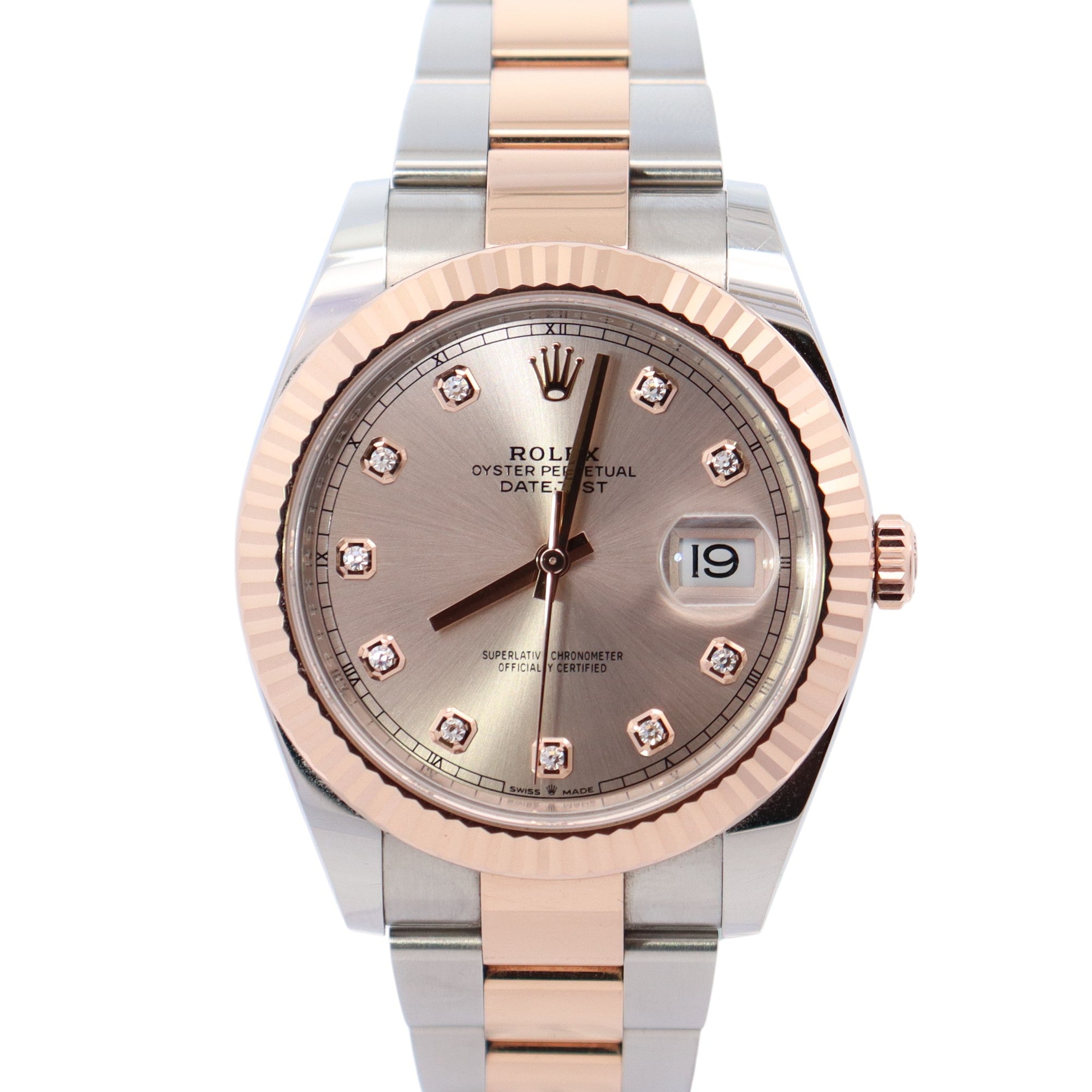 Rolex Datejust 41mm Pink Dial Watch Ref# 126331 - Happy Jewelers Fine Jewelry Lifetime Warranty