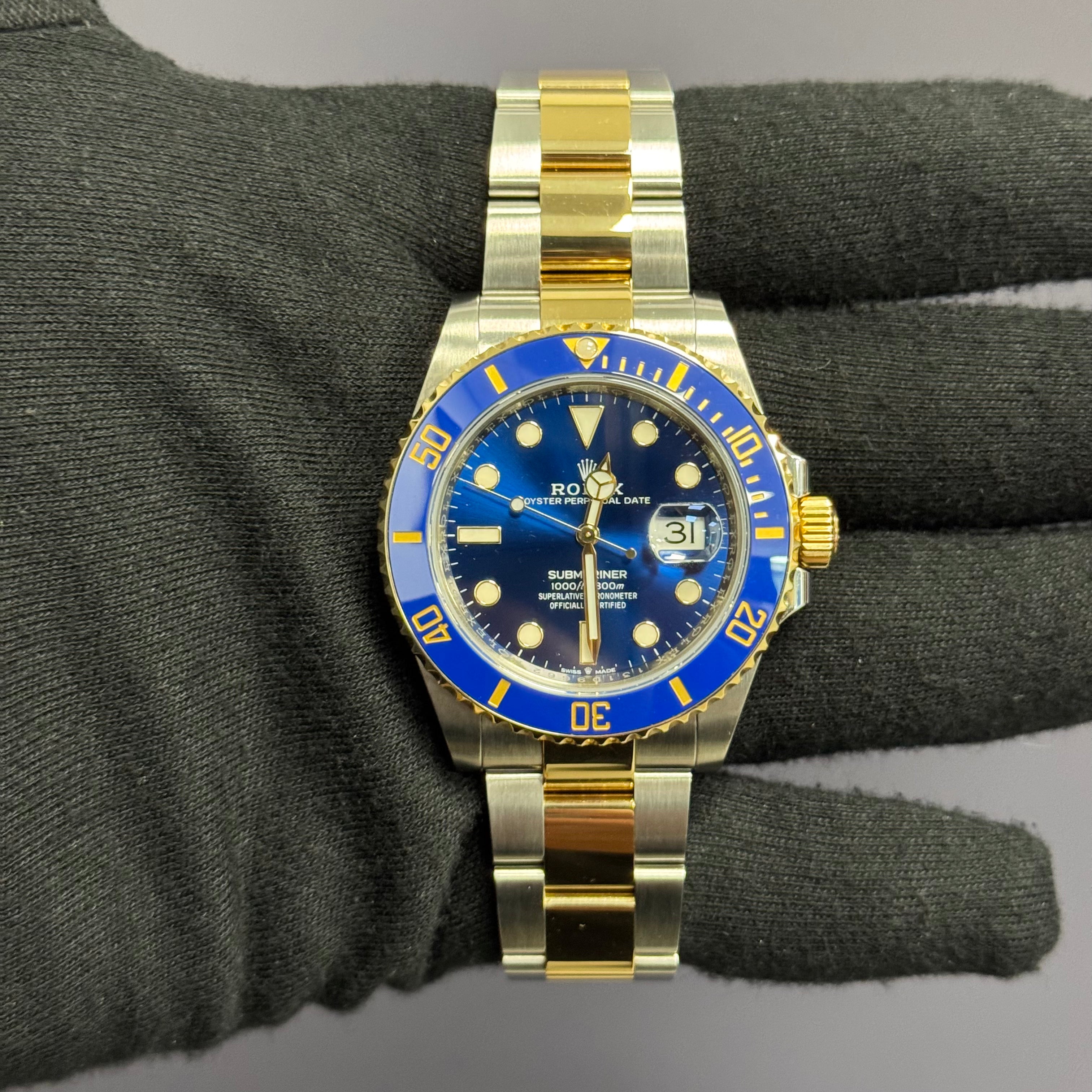 Rolex Submariner 41mm Blue Dial Watch Ref# 126613LB - Happy Jewelers Fine Jewelry Lifetime Warranty