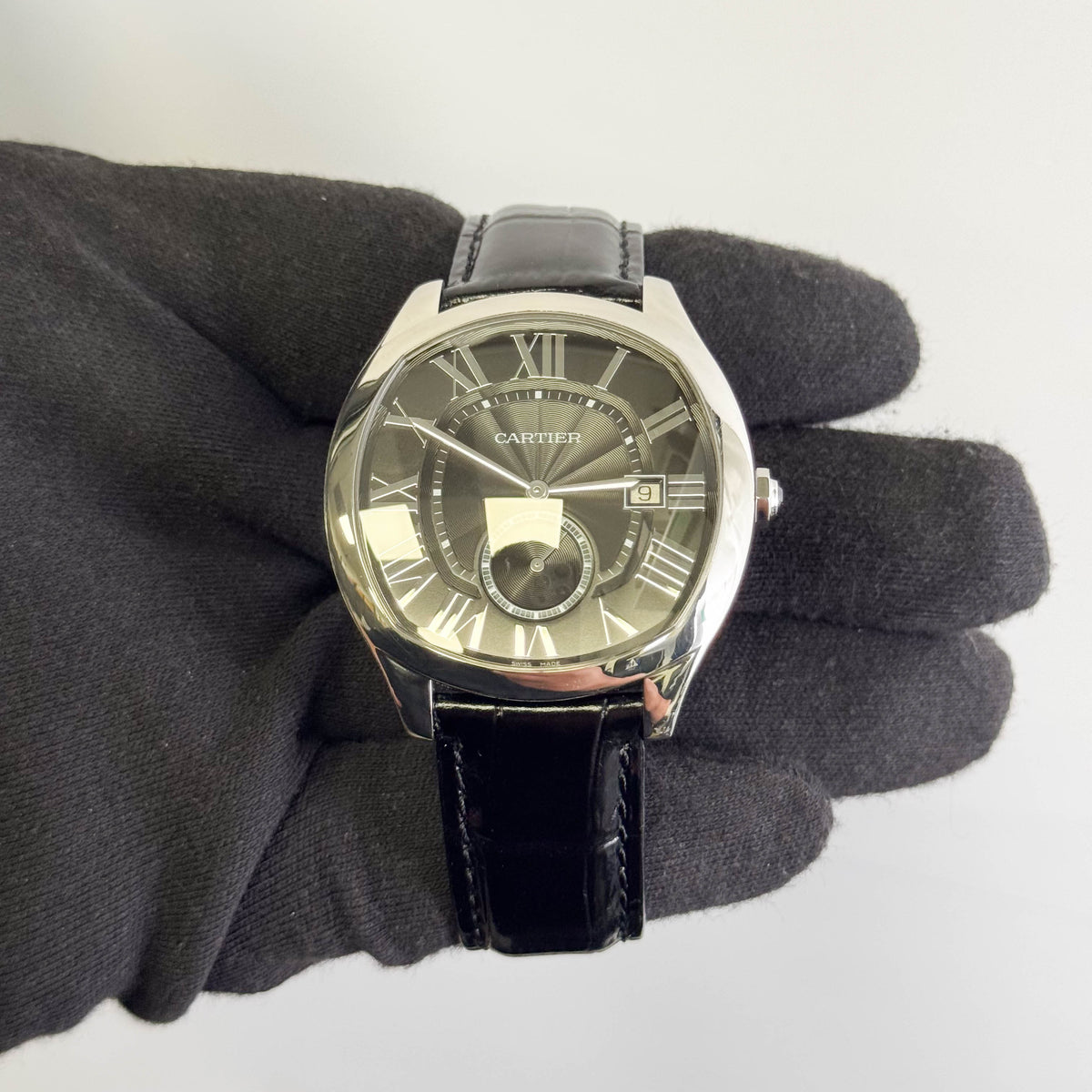 Cartier Drive 41mm Black Dial Watch Ref# WSNM0006