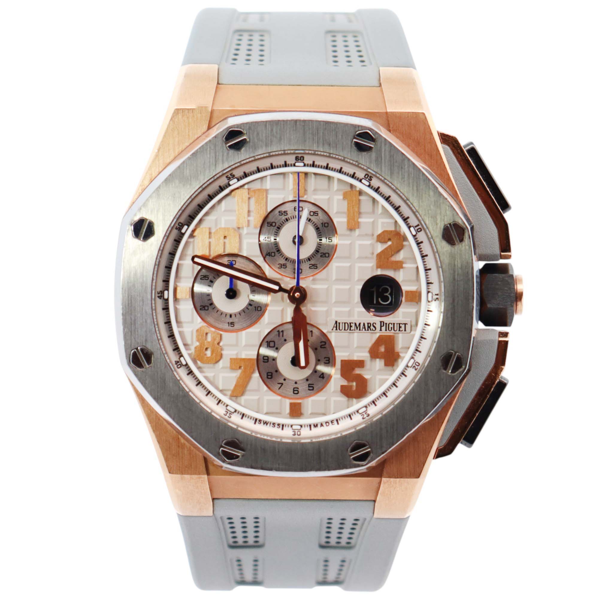 Audemars Piguet Royal Oak 44mm Grey Dial Watch Ref# 26210OI.OO.A109CR.01 - Happy Jewelers Fine Jewelry Lifetime Warranty